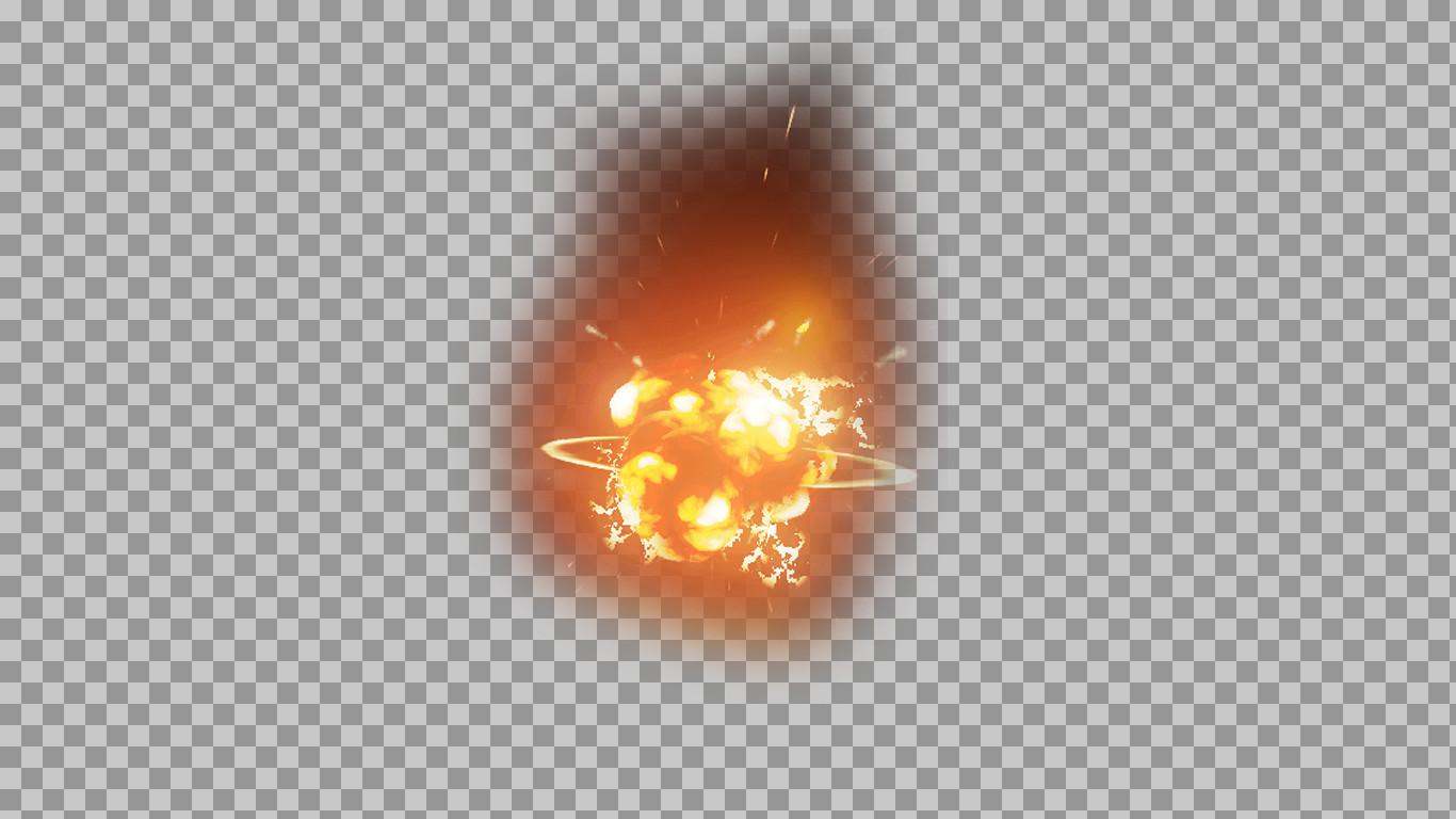 Sci-Fi Explosion PNG | Free Cosmic Blast VFX Asset