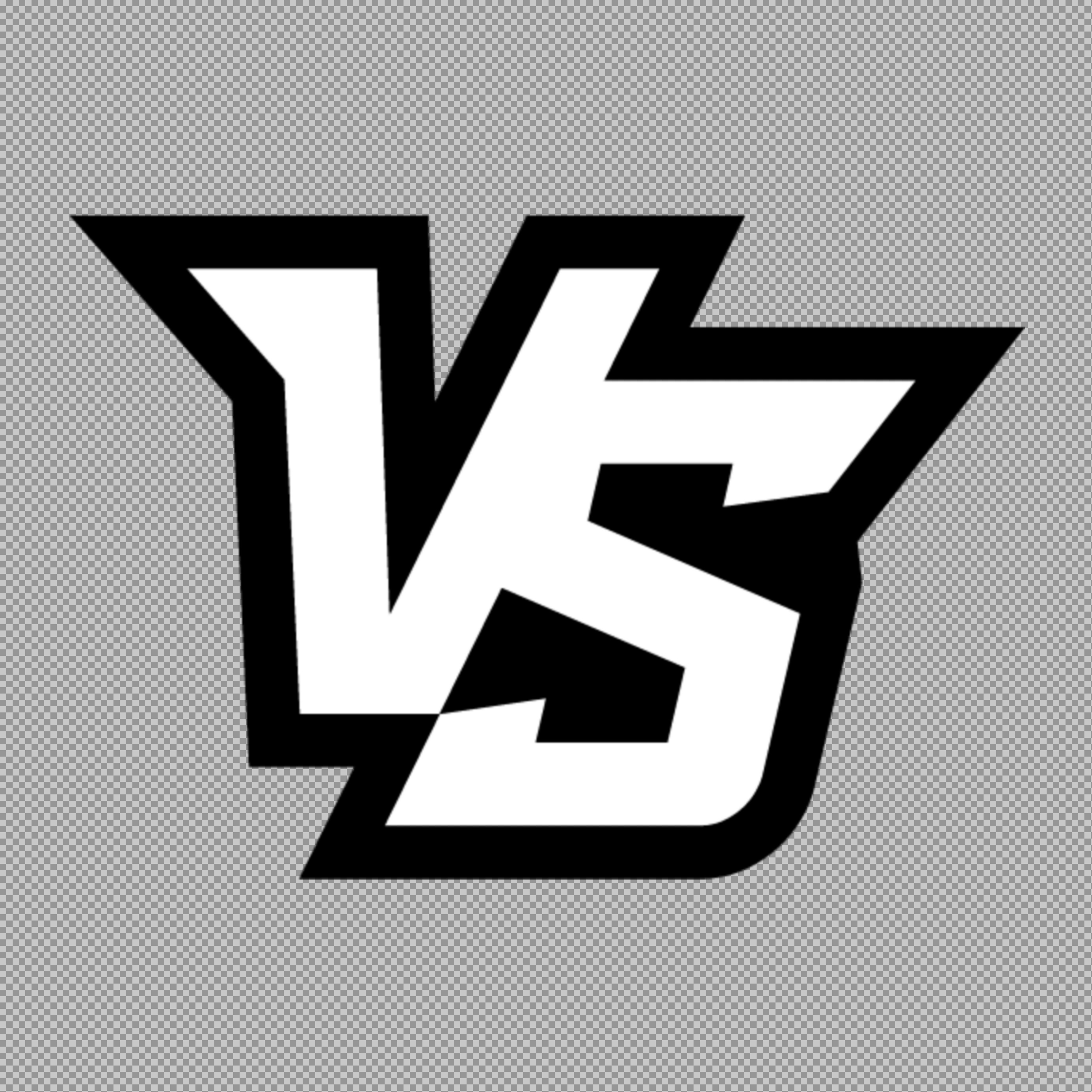 Bold VS Logo PNG | Stylized Monogram for Modern Branding
