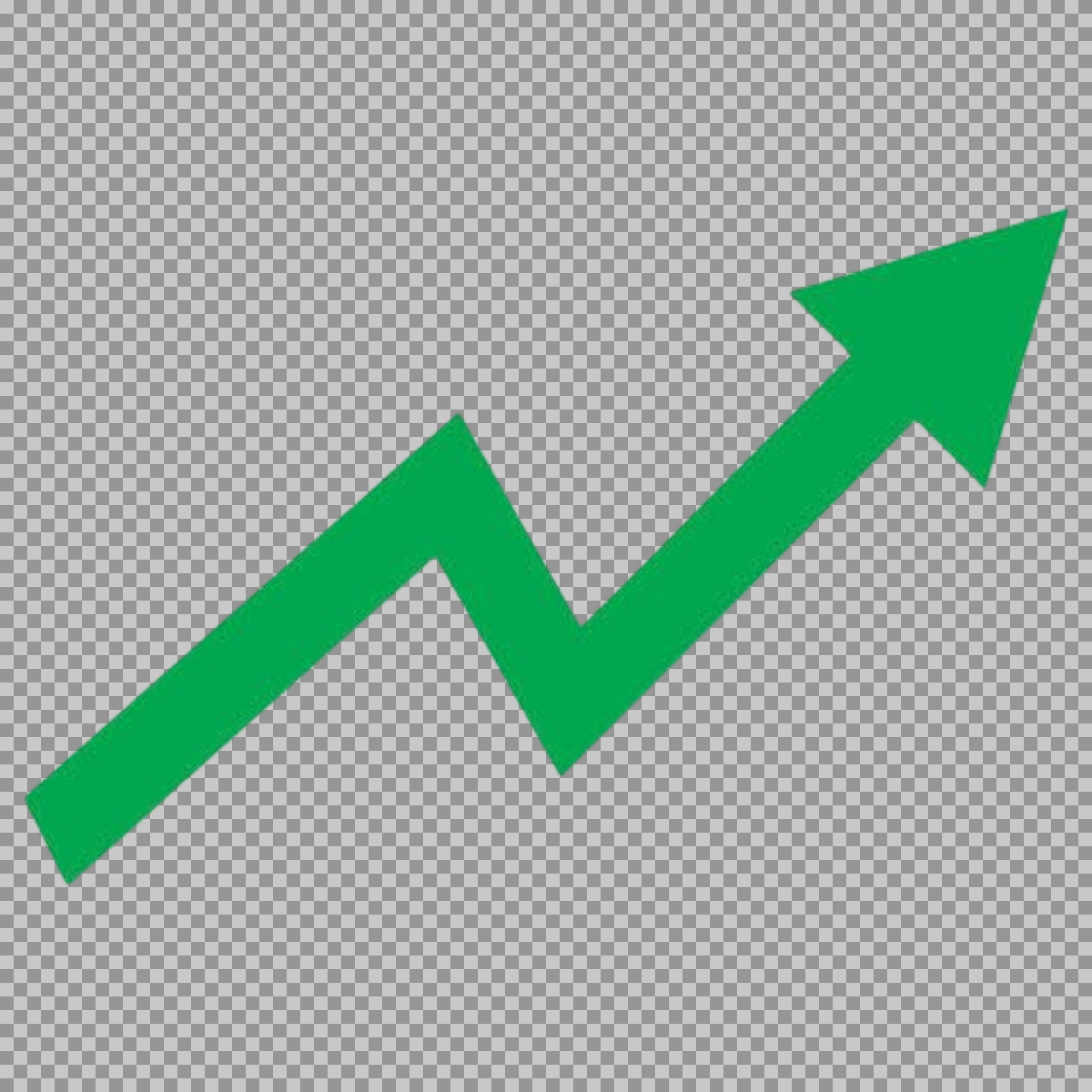 Green Growth Arrow PNG | Free Stock Market Trend Icon...