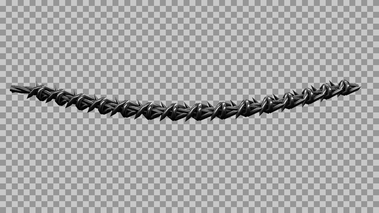 Metallic Barbed Wire PNG | Free Transparent Design Element