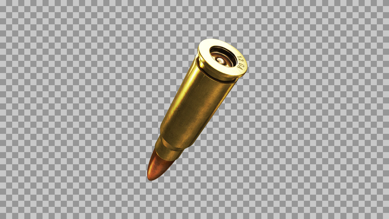 Fictional 12 Gauge Rifle Cartridge | Gaming & Sci-Fi Asset PNG