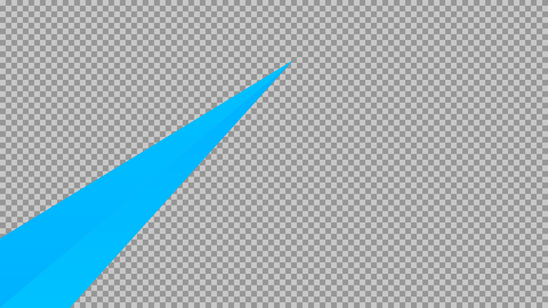 Modern Blue Geometric Spike PNG | Abstract Tech Graphic