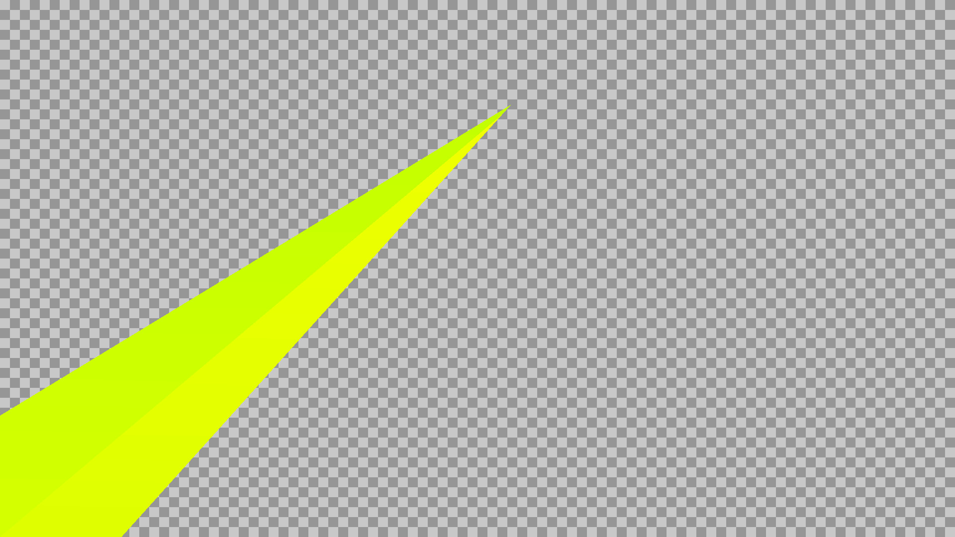 Abstract Neon Lime Triangle PNG | Geometric Corner Overlay Shape