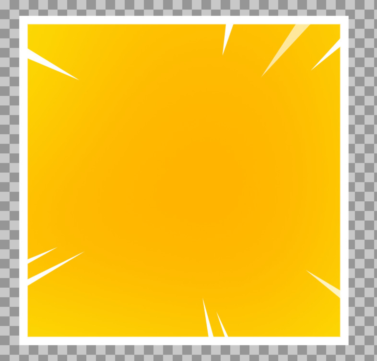 Yellow Comic Speed Lines PNG - Fortnite Style Legendary Background