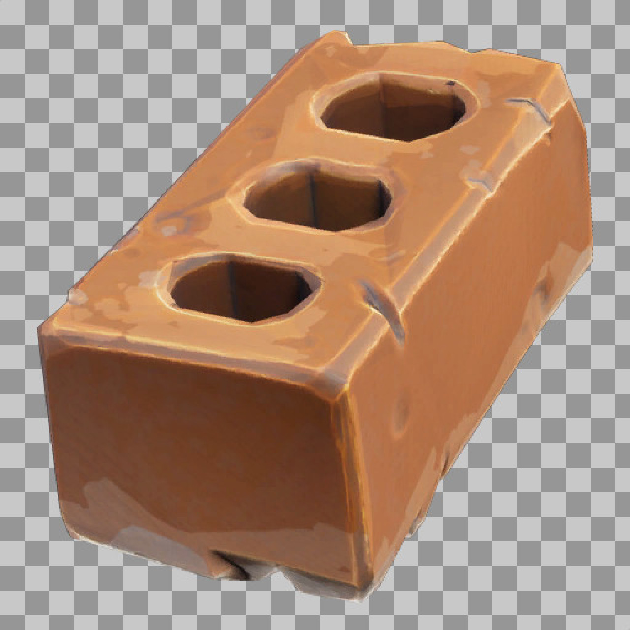 Stylized Red Brick PNG - Fortnite Building Resource Icon