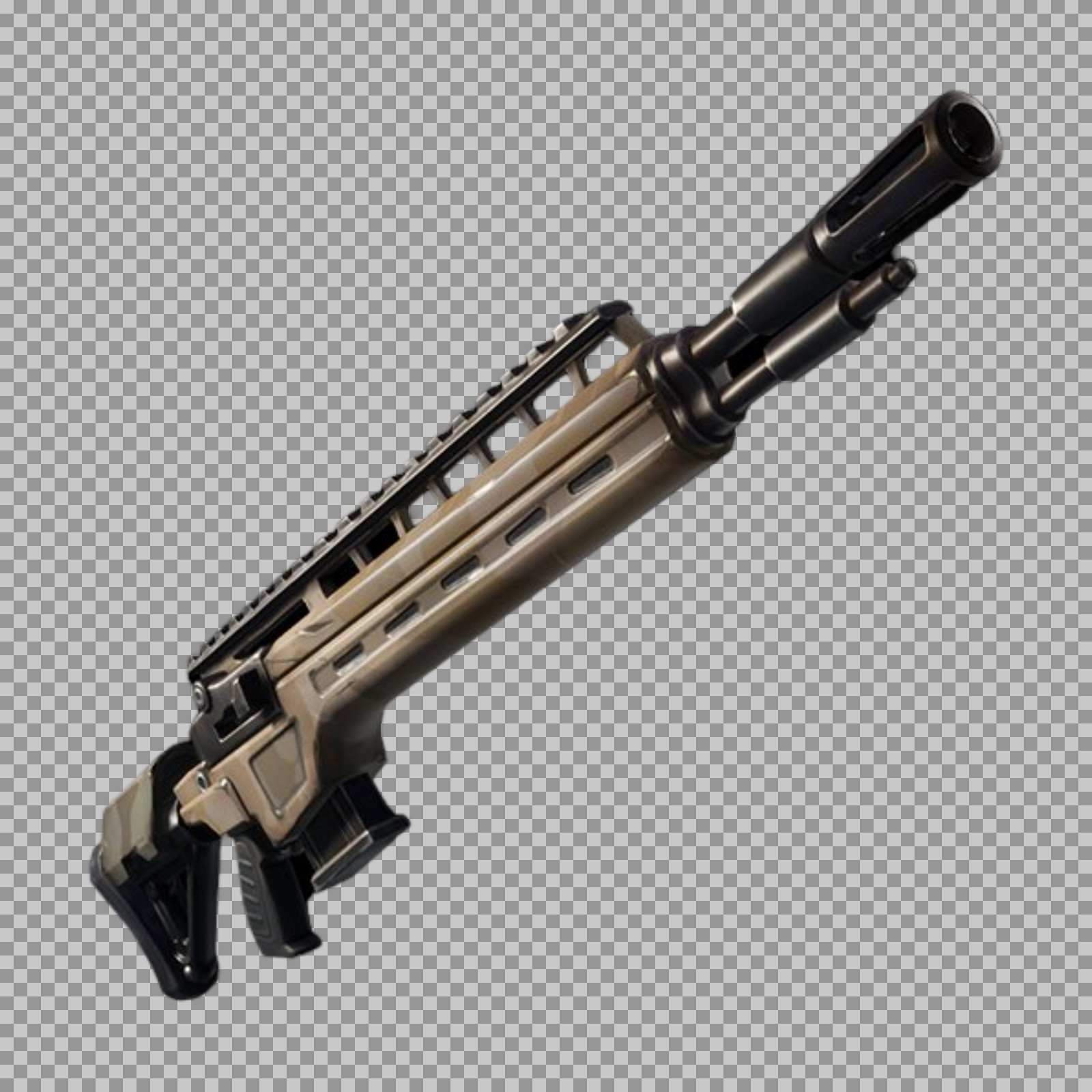 Fortnite Tactical Shotgun PNG Image | Free Transparent Weapon Download