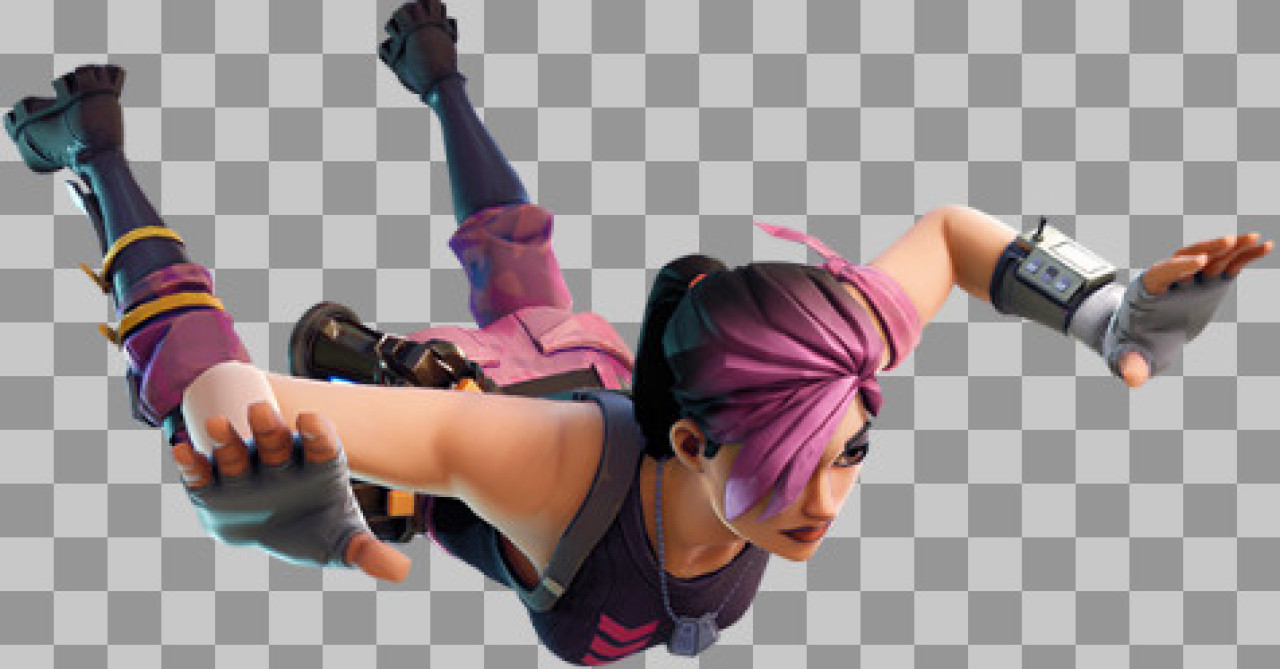 Fortnite Rose Team Leader PNG - Skydiving Render Download...