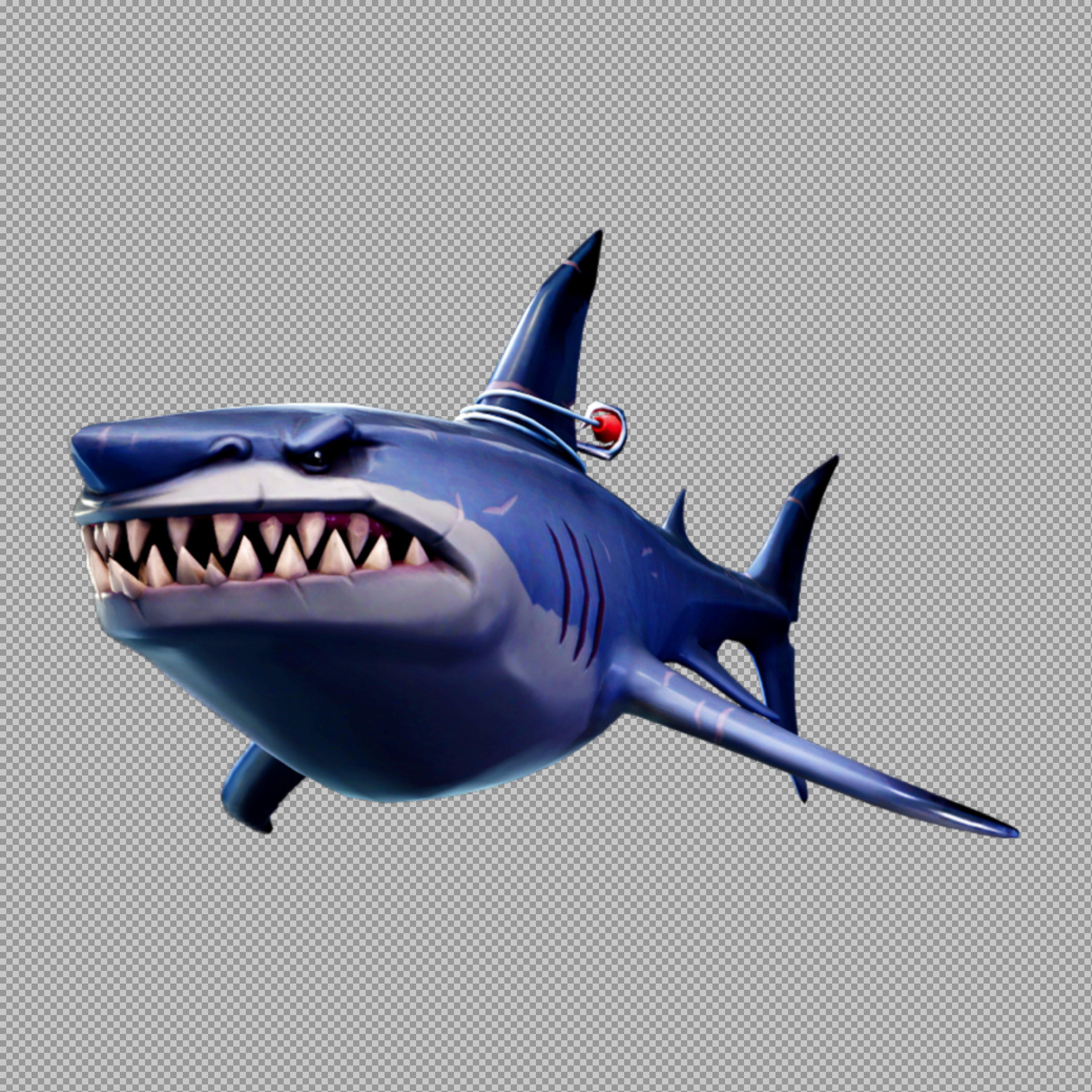 Fortnite Laser Chomp Glider PNG - Shark Render Download