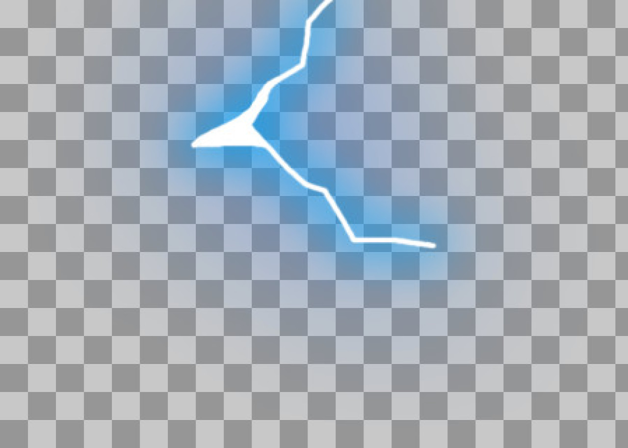 Fortnite Lightning Contrail PNG | Blue Electric Bolt Overlay...