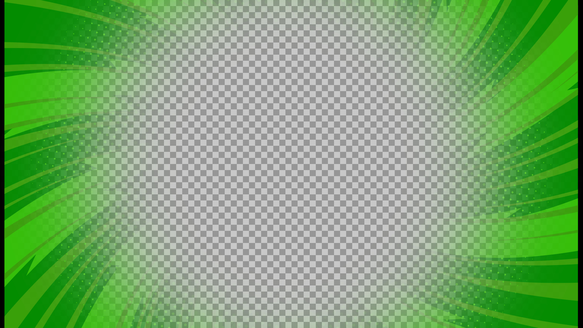 Green Comic Book Background – Pop Art Halftone Sunburst PNG