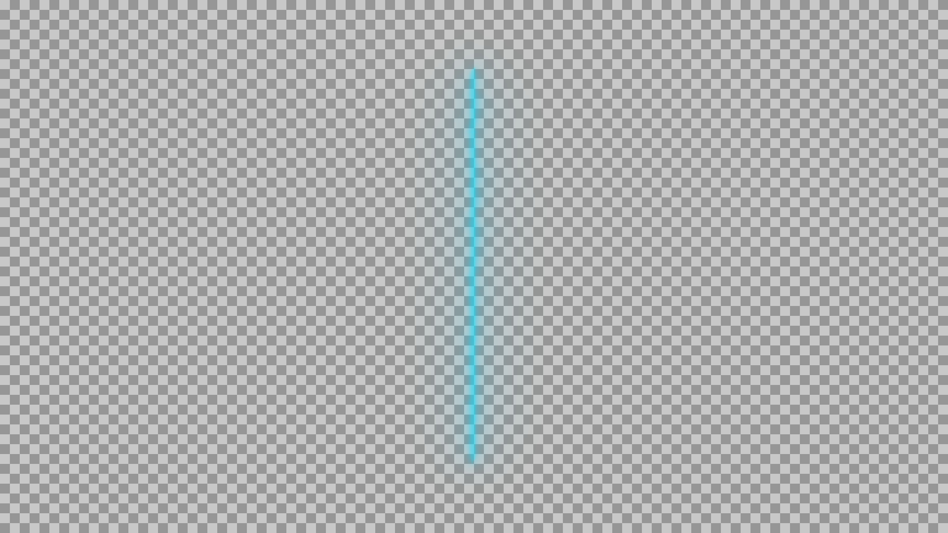 Vertical Blue Neon Line PNG - Glowing Laser Beam Overlay