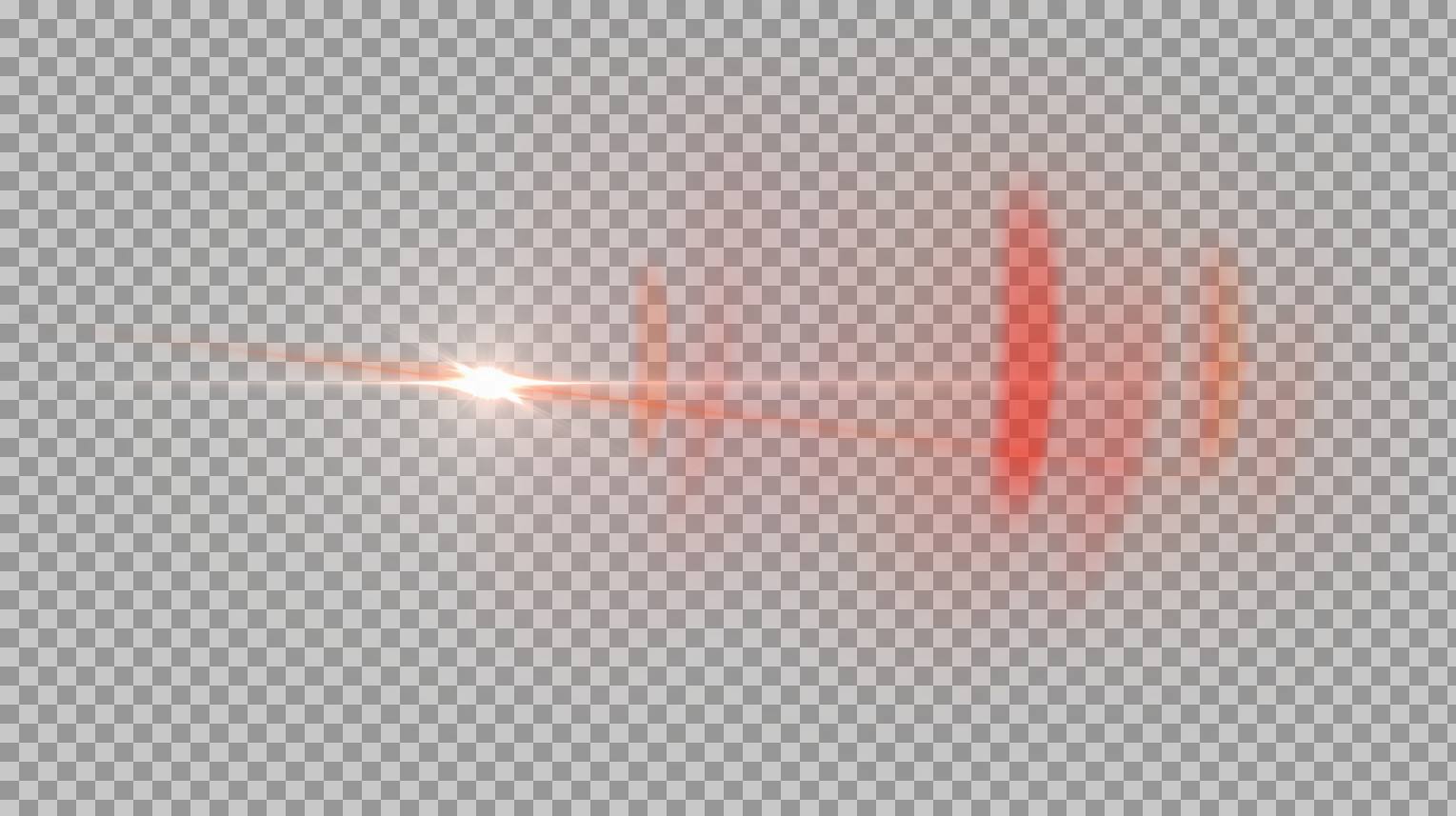 Red Anamorphic Lens Flare PNG | Cinematic Light Streak Overlay