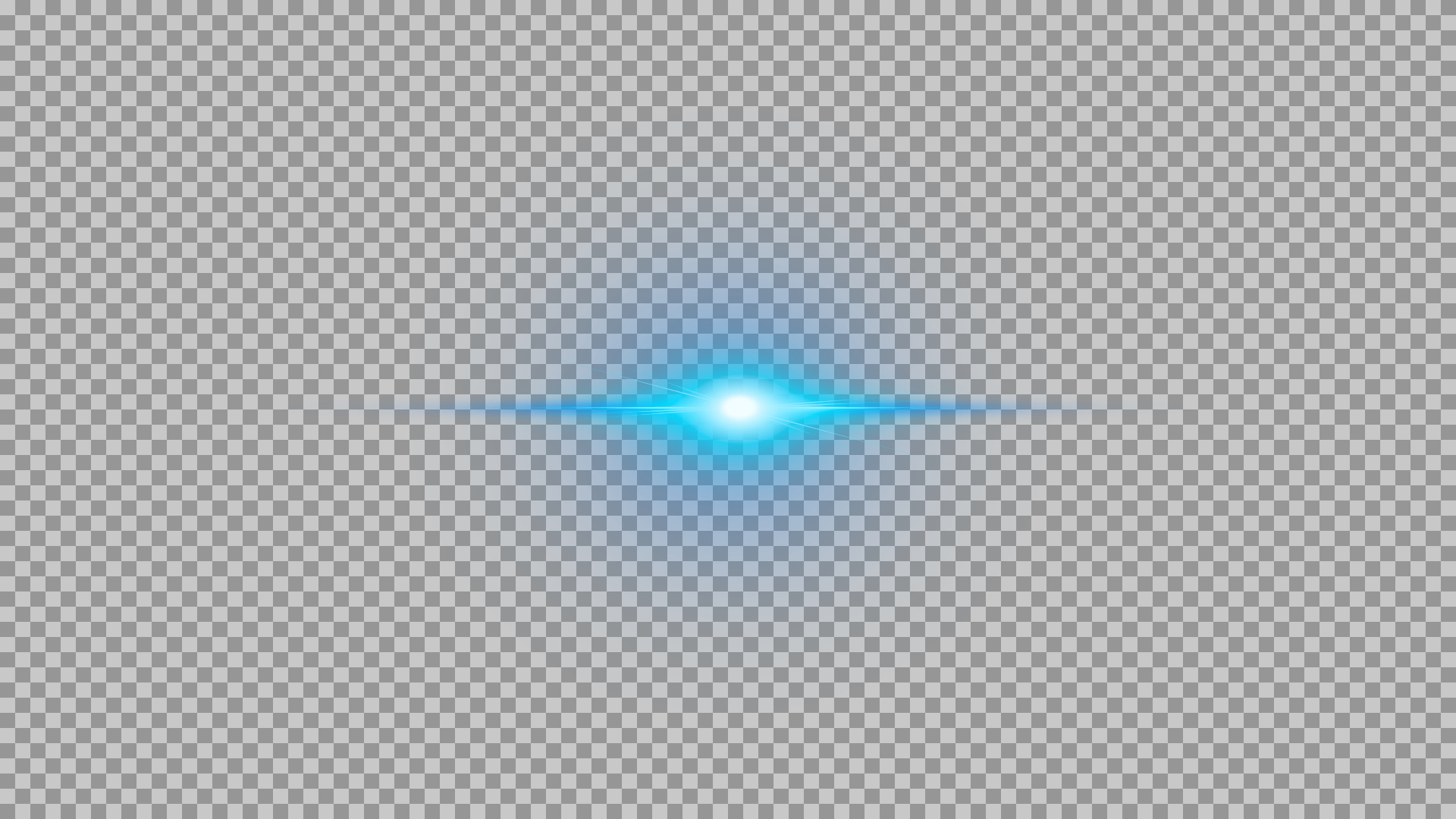 Cyan Blue Lens Flare PNG | Glowing Light Flash Overlay
