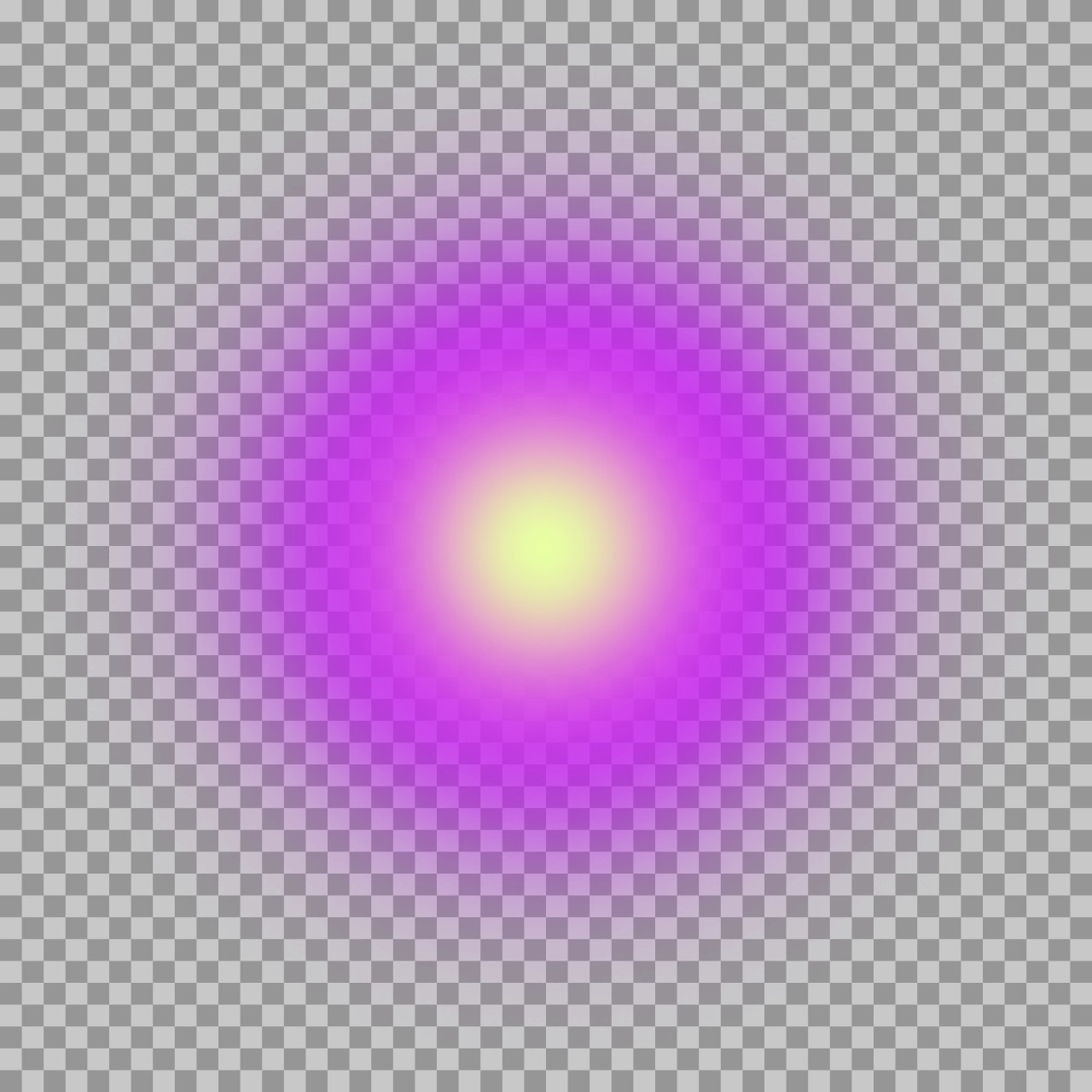 Purple & Yellow Glow PNG | Soft Gradient Light Circle Overlay