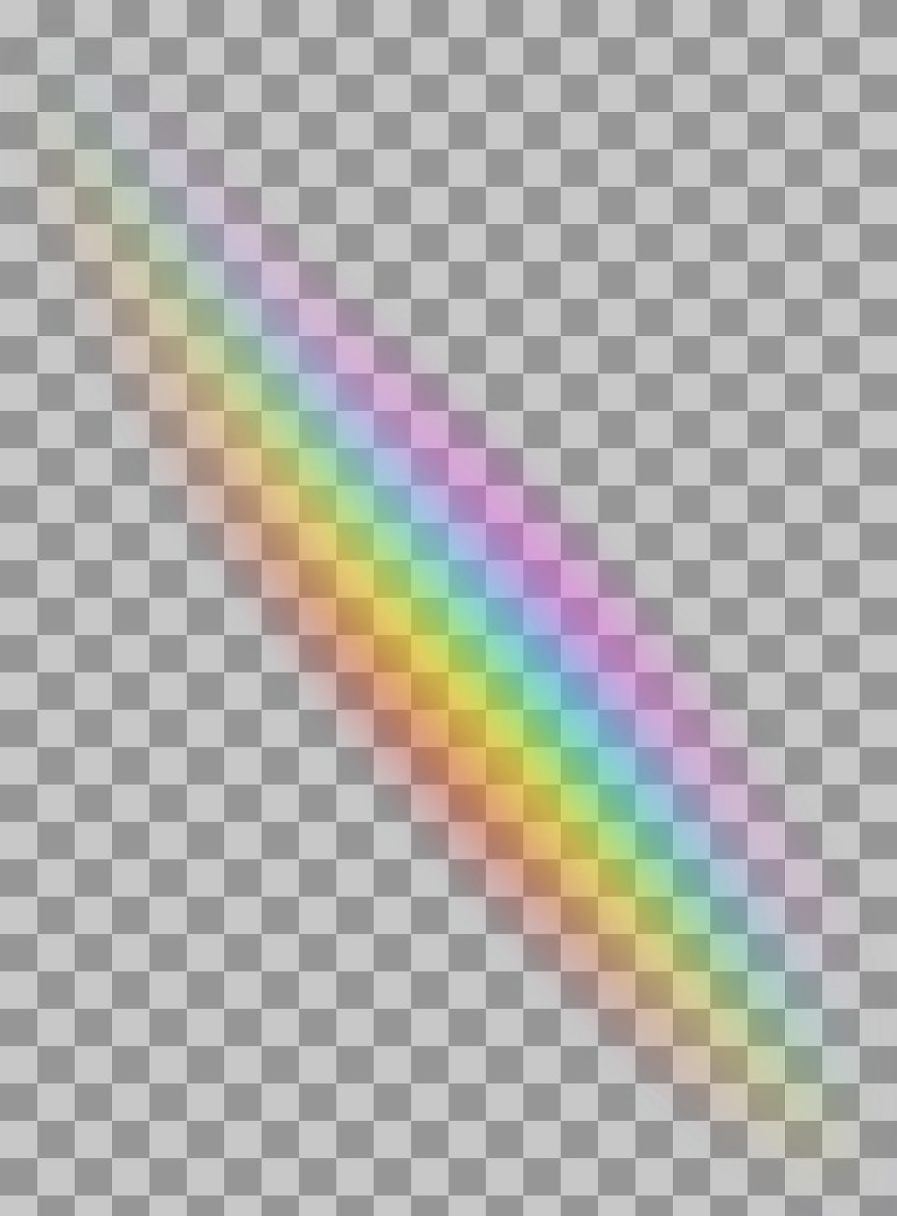 Rainbow Prism Light Leak PNG | Transparent Soft Overlay