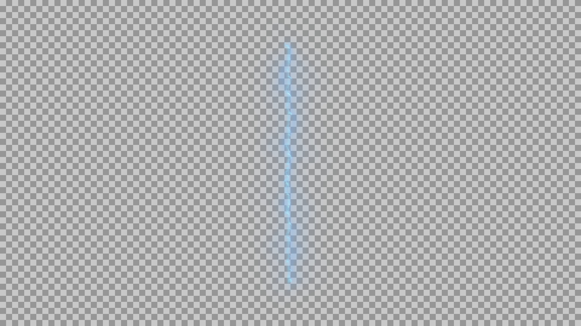 Vertical Blue Energy Beam PNG | Electric Light Streak Overlay