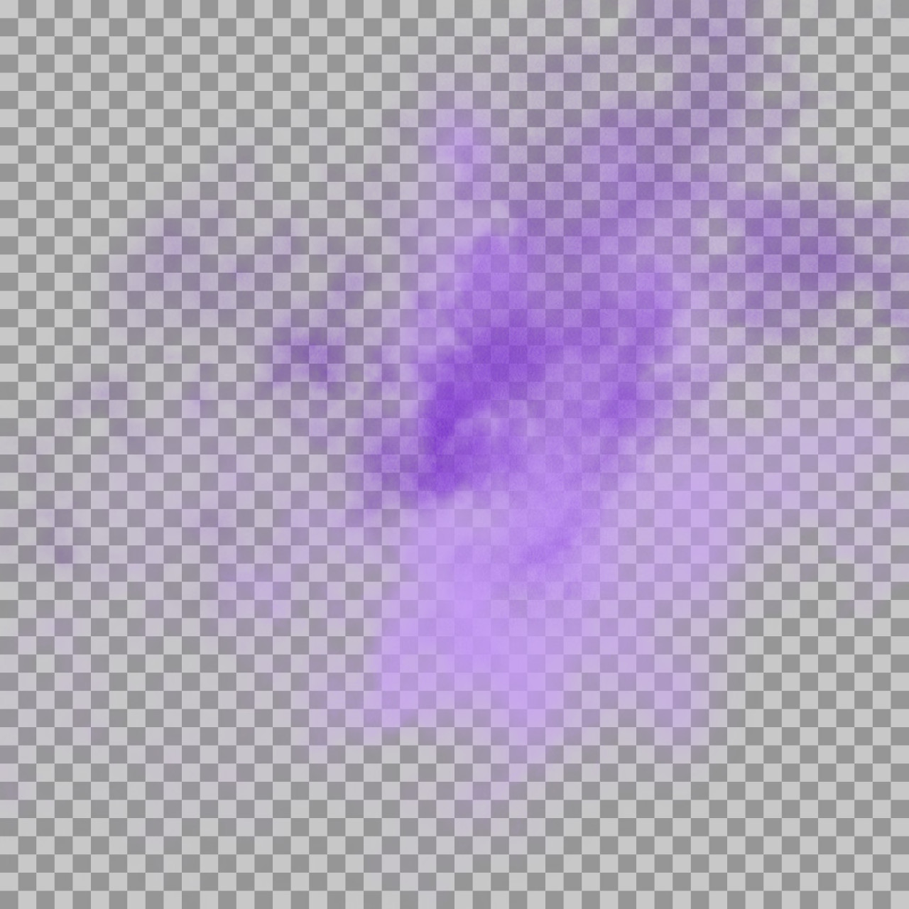 Abstract Purple Watercolor Smoke PNG | Violet Paint Overlay