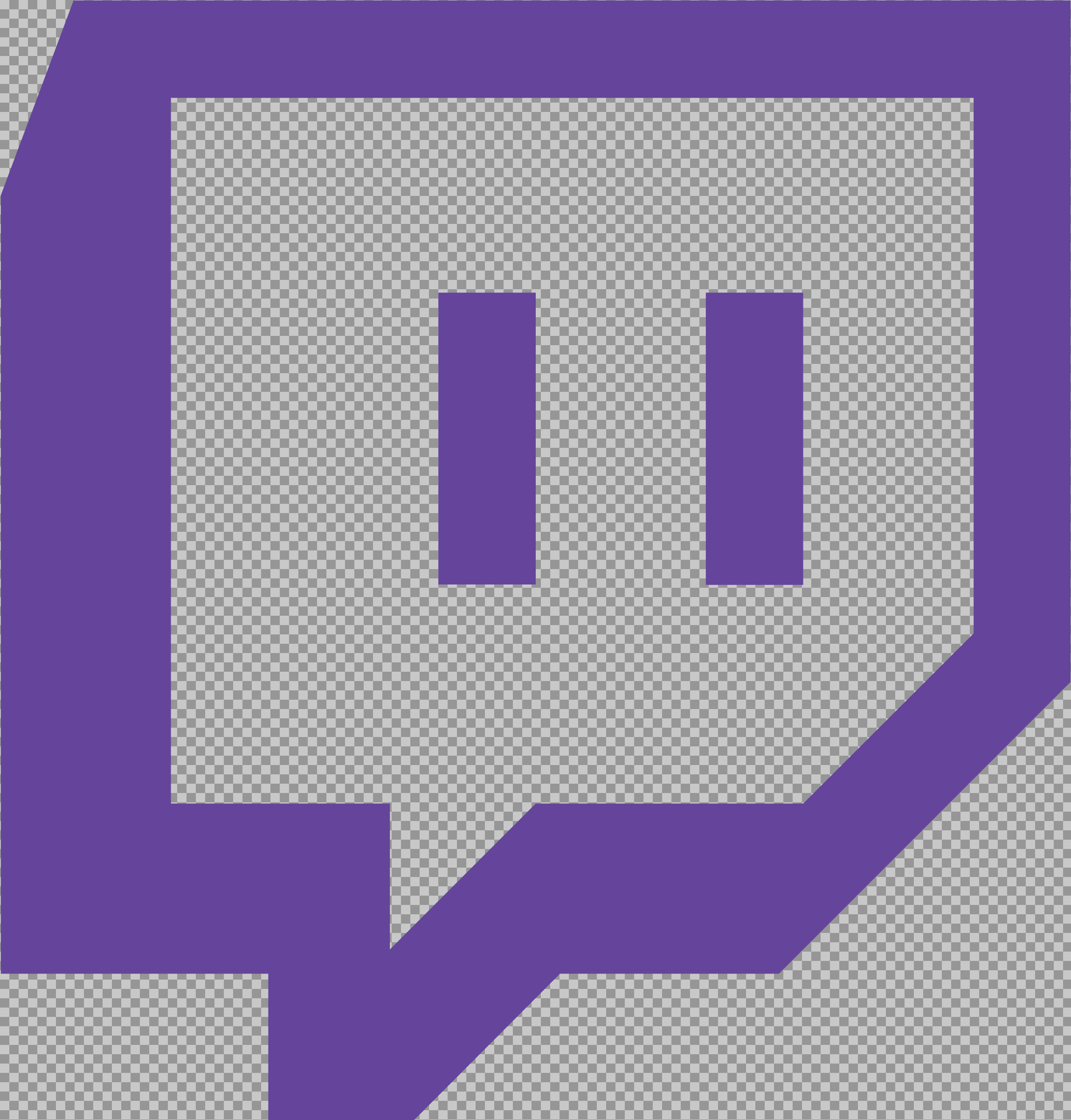 Purple Twitch Logo PNG | Transparent Glitch Icon for Streamers...
