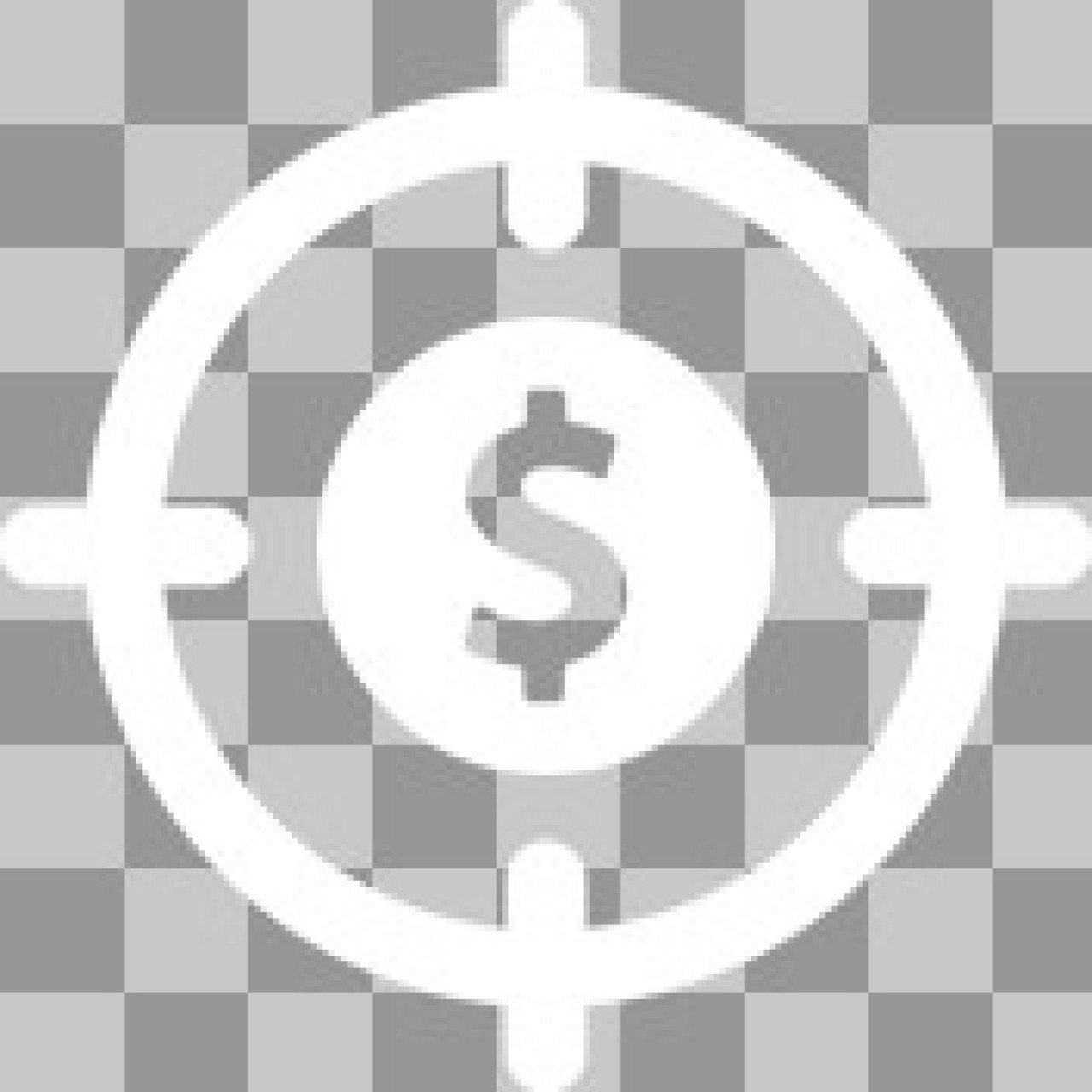Financial Target Icon | Money & Revenue Goal PNG