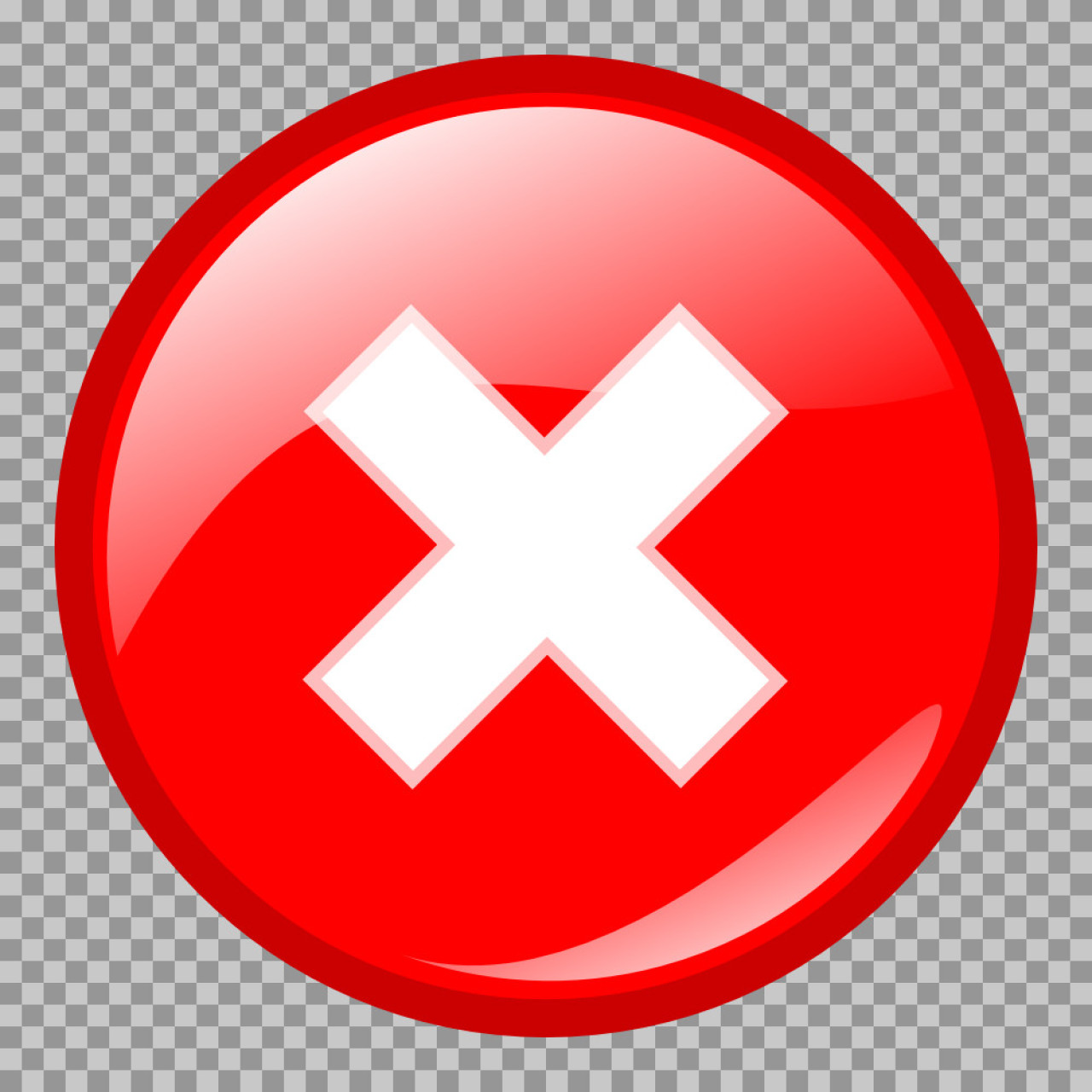 Download Free Red X Mark Icon PNG | Close & Cancel Button