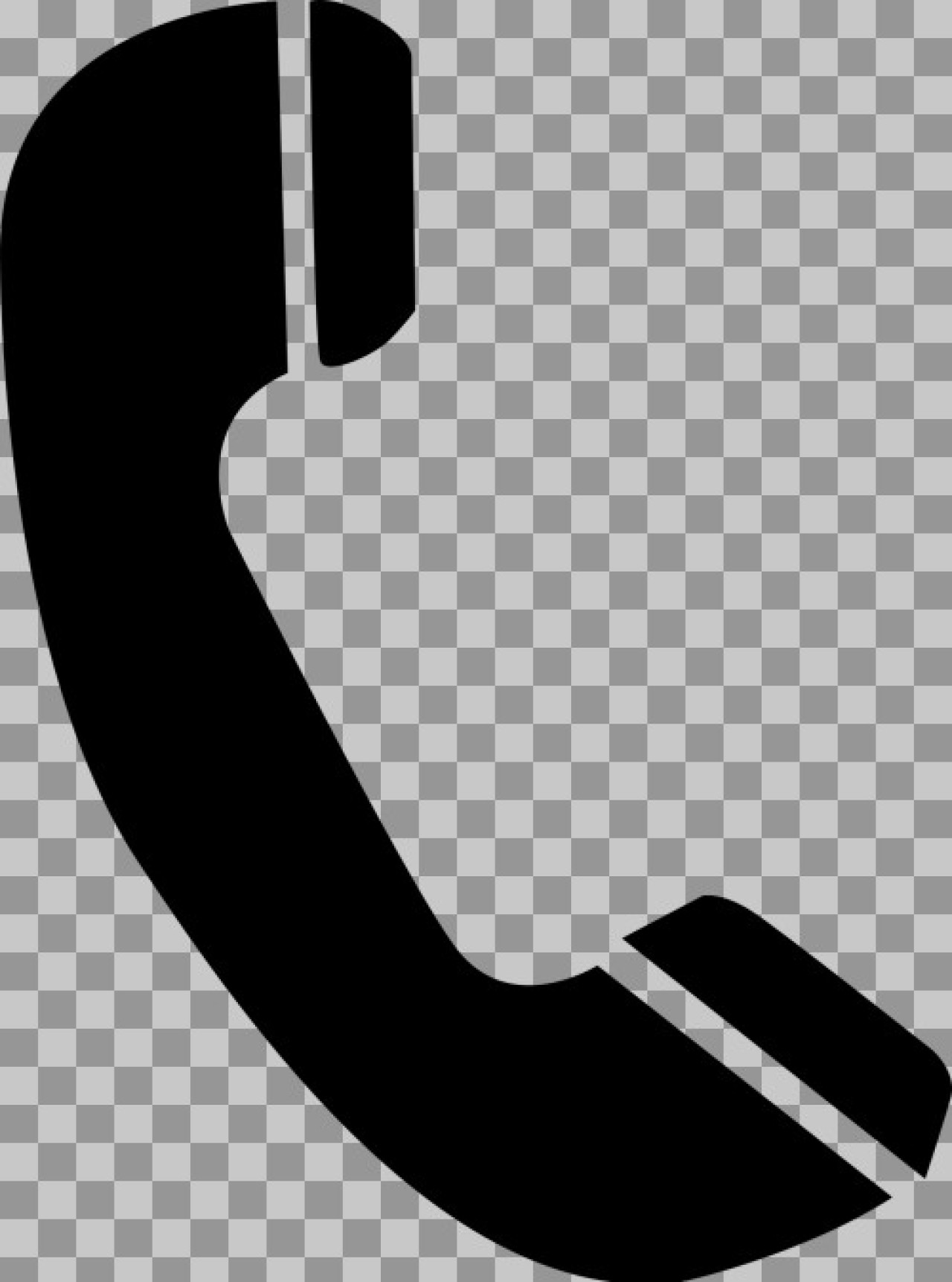 Phone Icon PNG | Free Minimalist Telephone Handset Symbol
