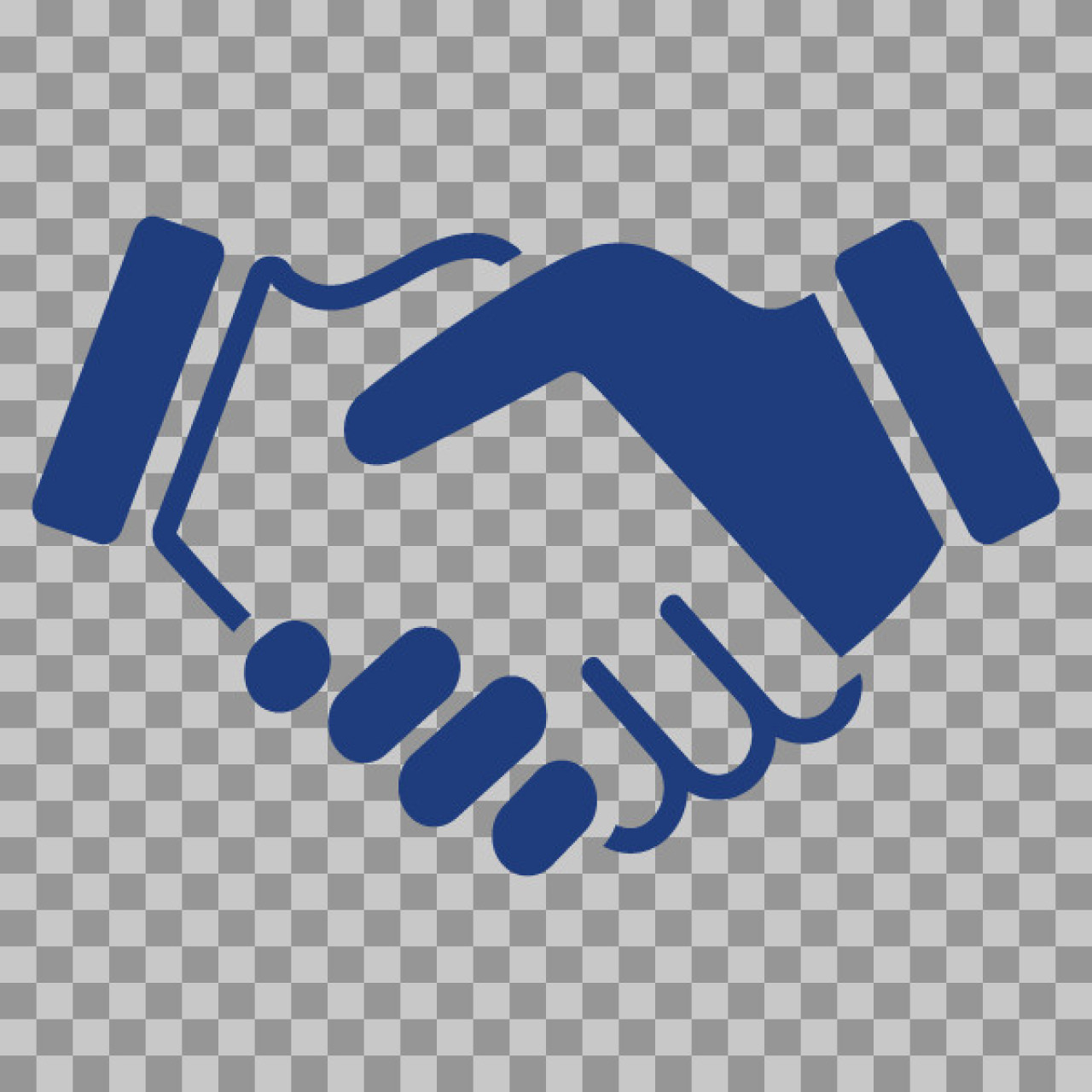 Handshake Icon PNG | Symbol of Partnership & Business Agreement