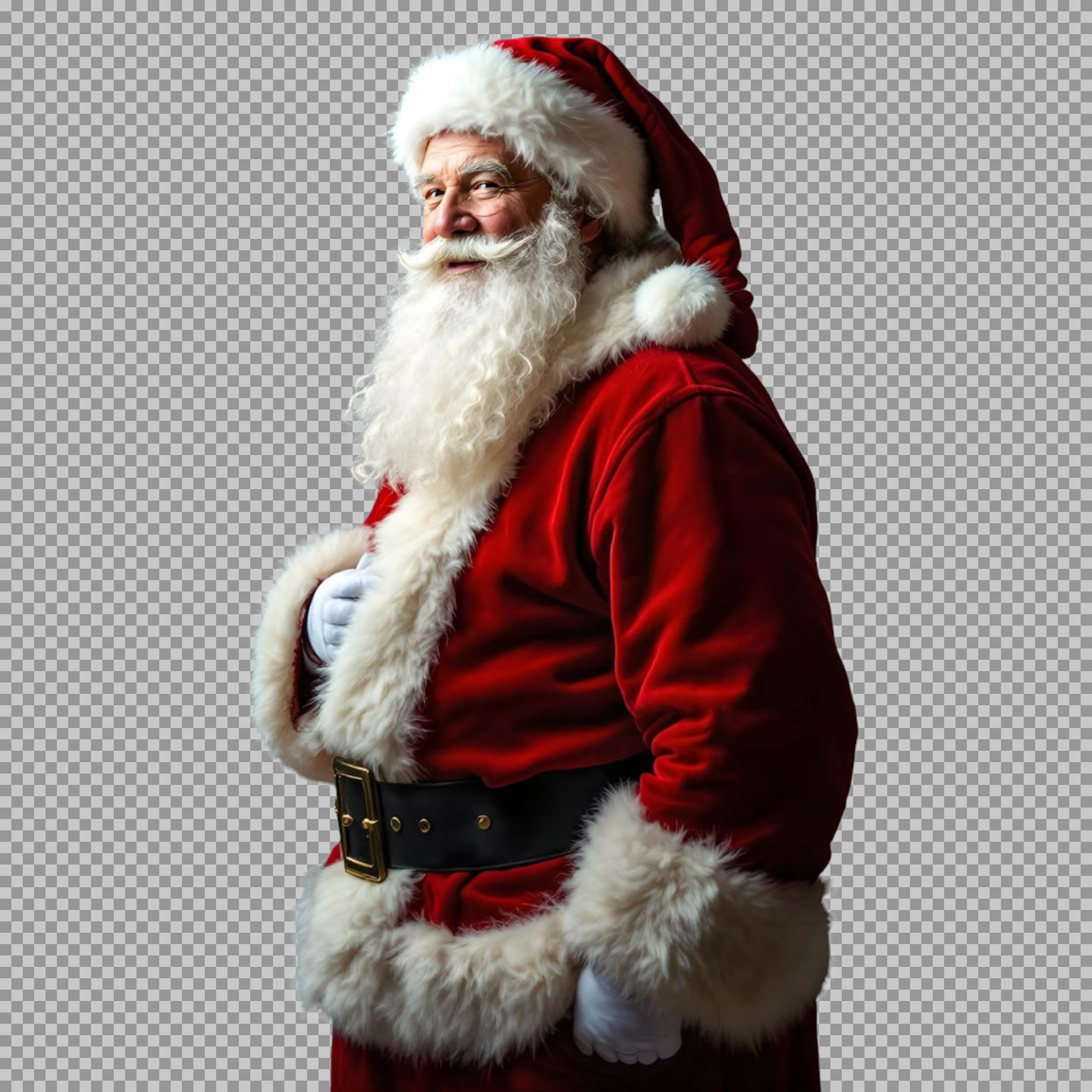 Classic Santa Claus PNG | Free Traditional Holiday Graphic