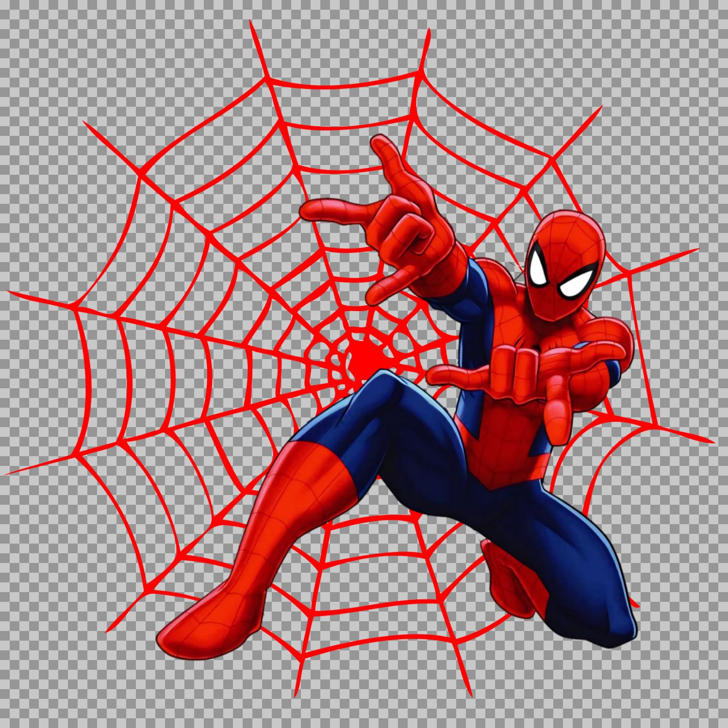 spiderman in metal armor PNG transparent image download