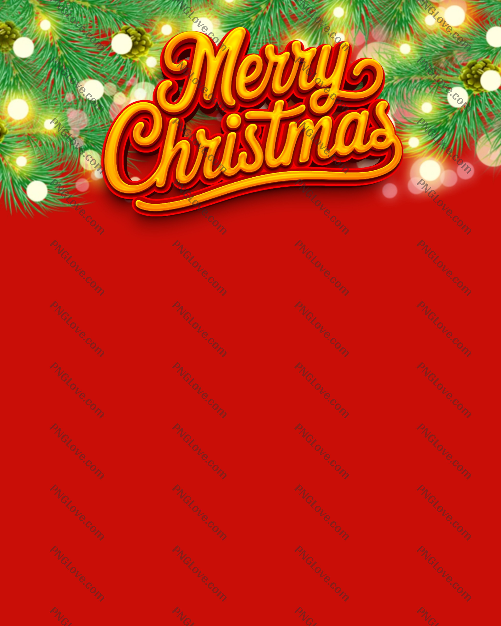 Festive Merry Christmas Background | Free Holiday Template
