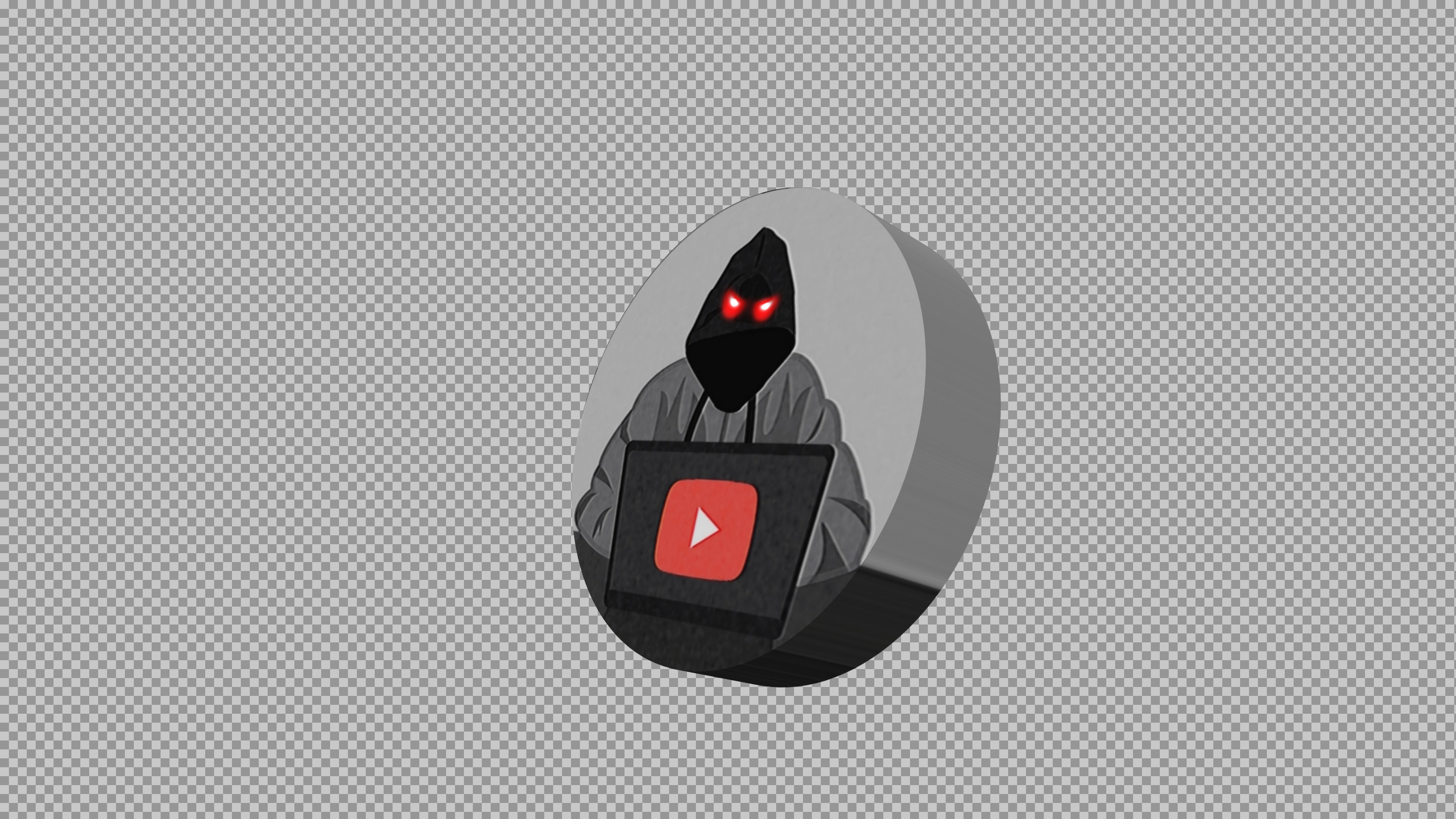 Anonymous YouTube Hacker Icon PNG | Free 3D Logo...