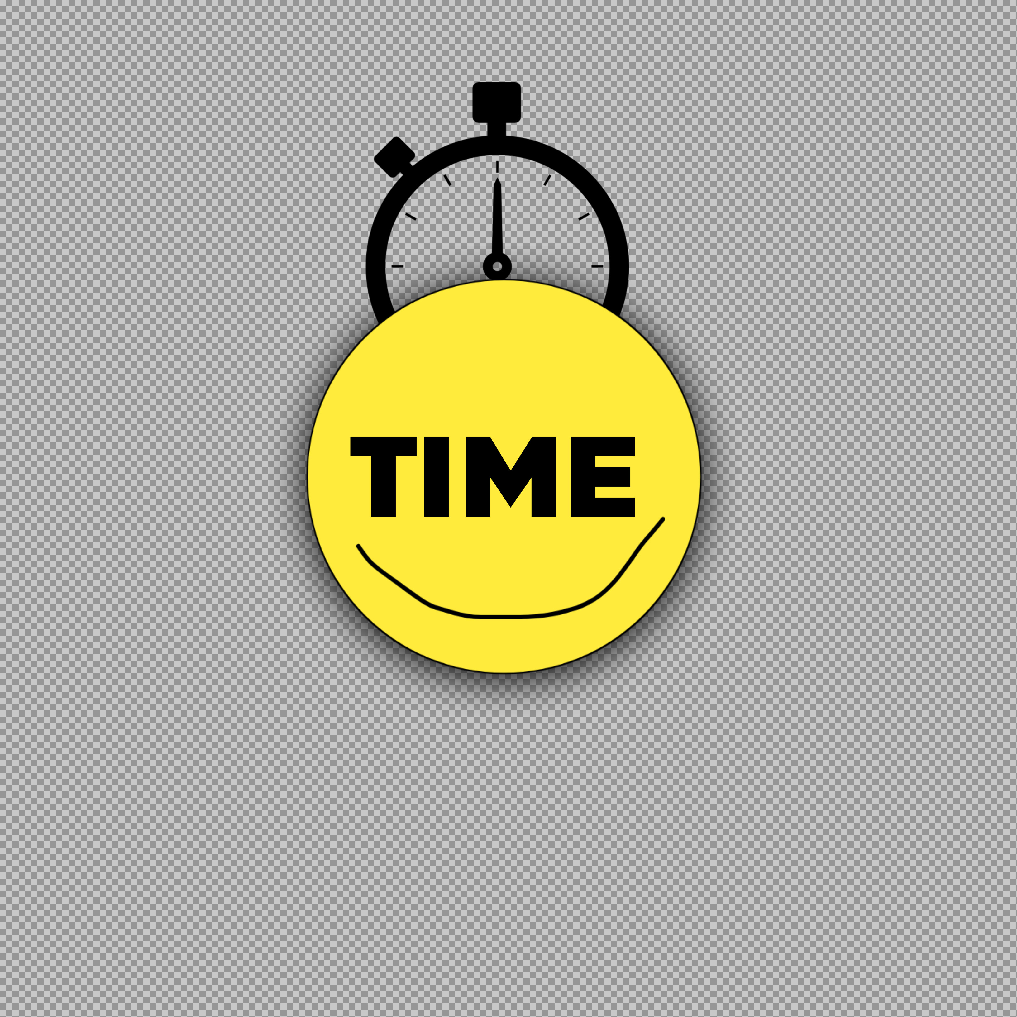 "Time" Smiley Face PNG | Free Conceptual & Motivational Icon...