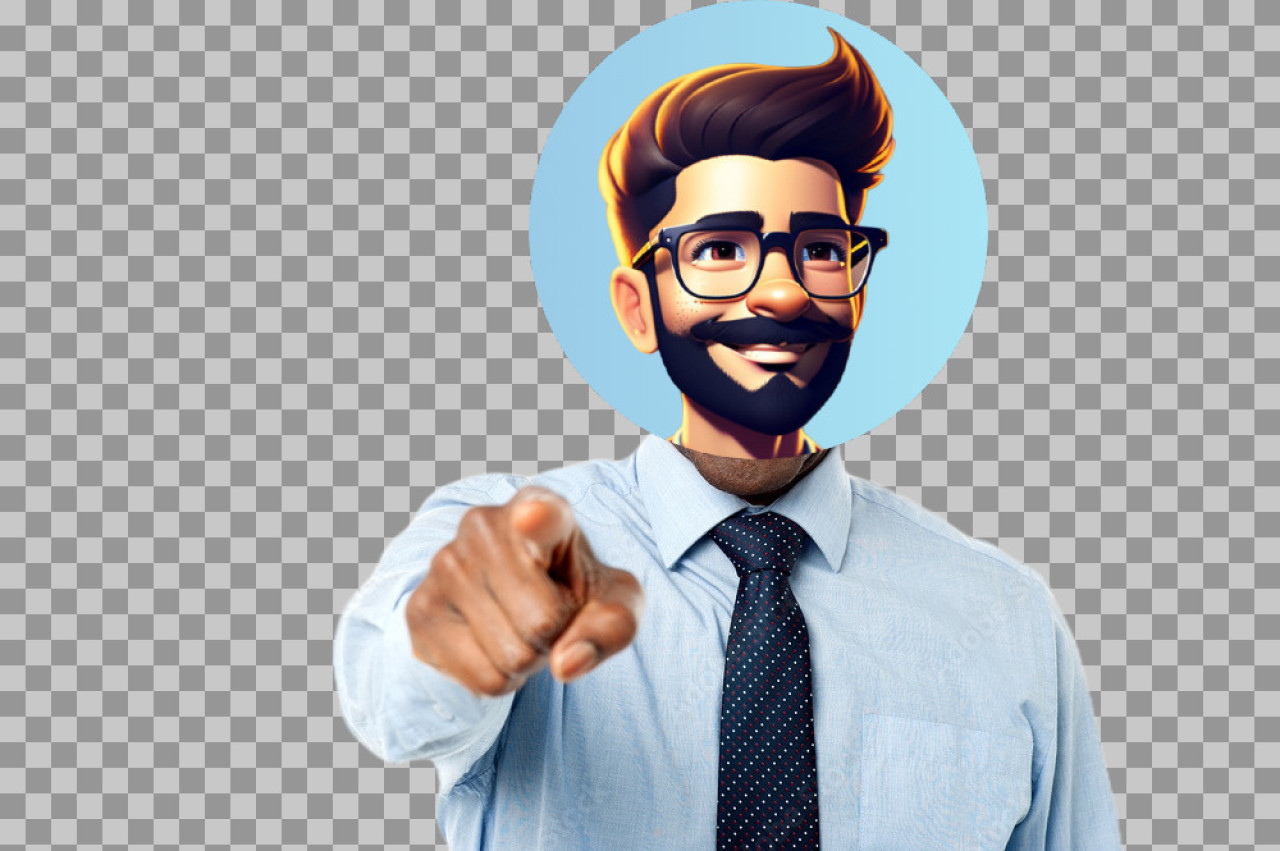 Pointing Business Character PNG | "We Want You" Mascot...