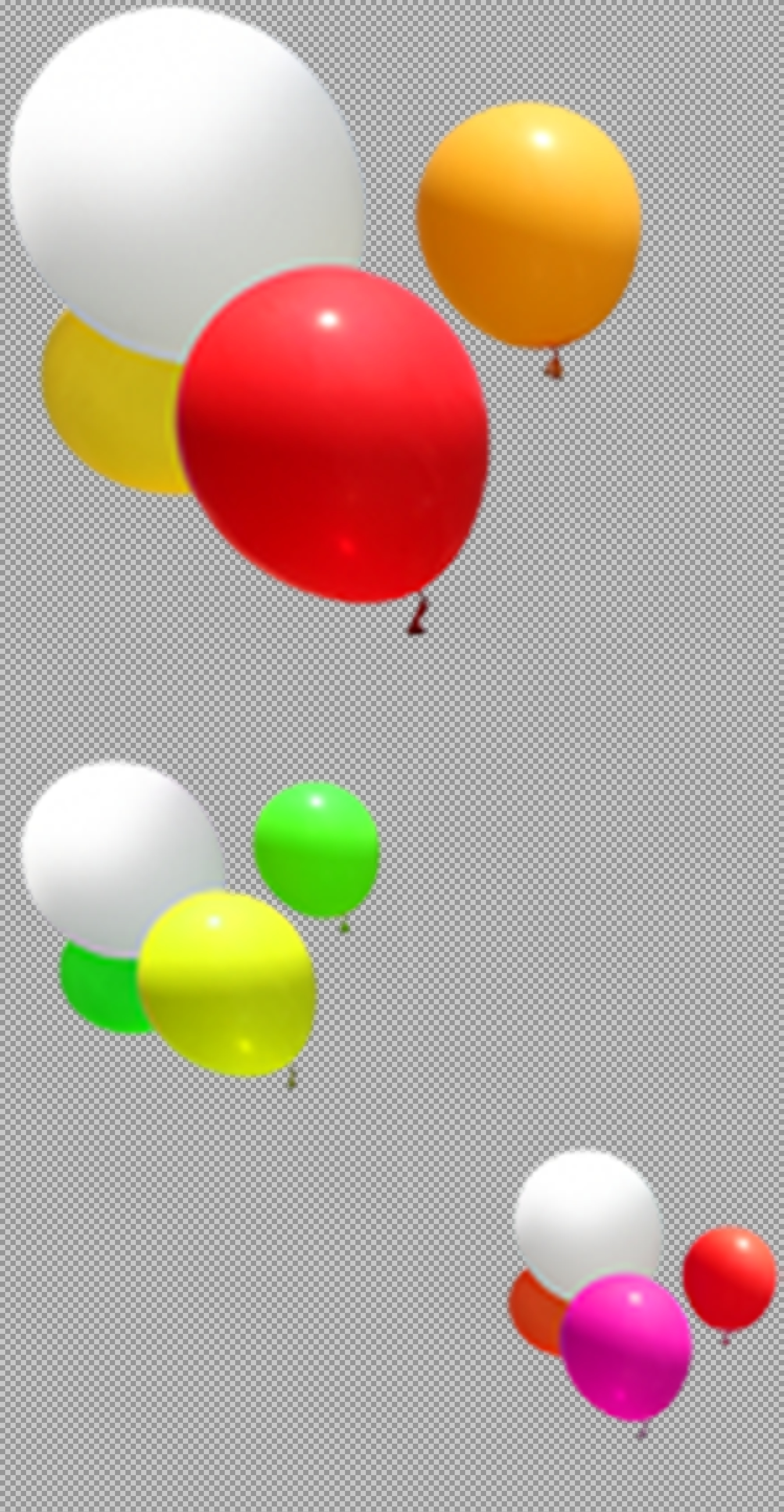 Colorful Balloons PNG | Festive Party Clipart...