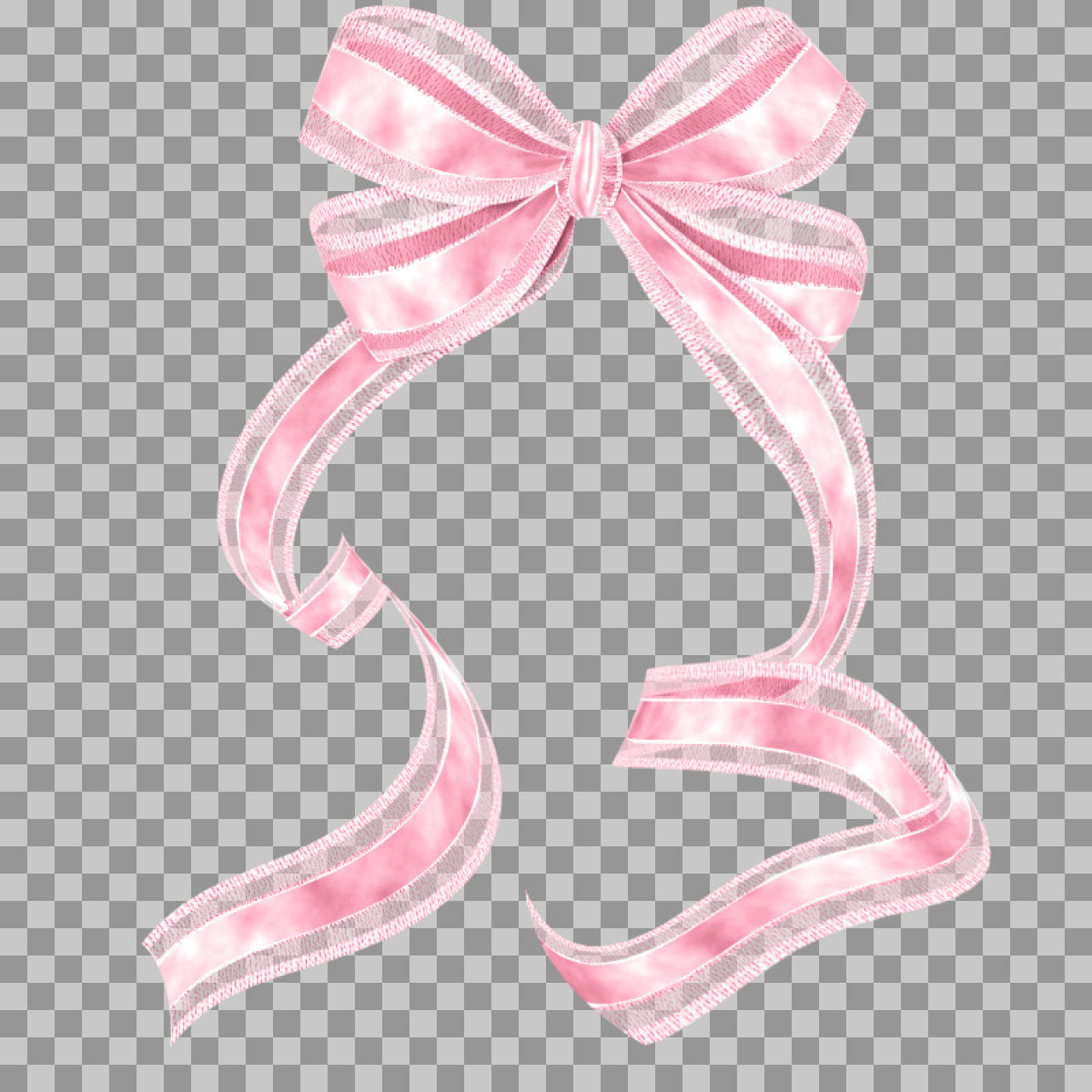 Pink Satin Bow PNG | Gift & Decorative Ribbon...