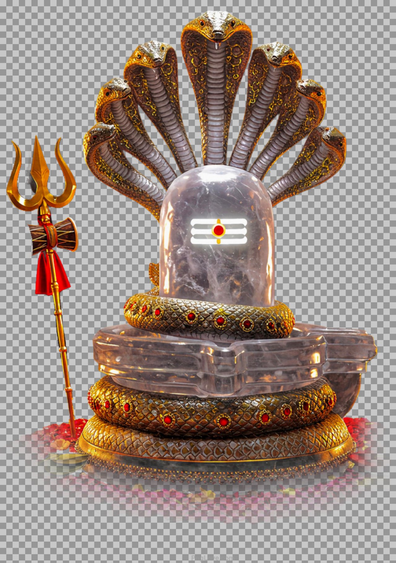 Shivling transparent image HD free download