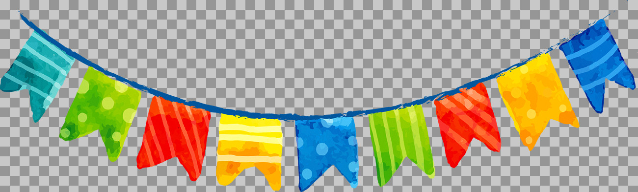 Vibrant Party Banner PNG | Free Festive Web Header Graphic