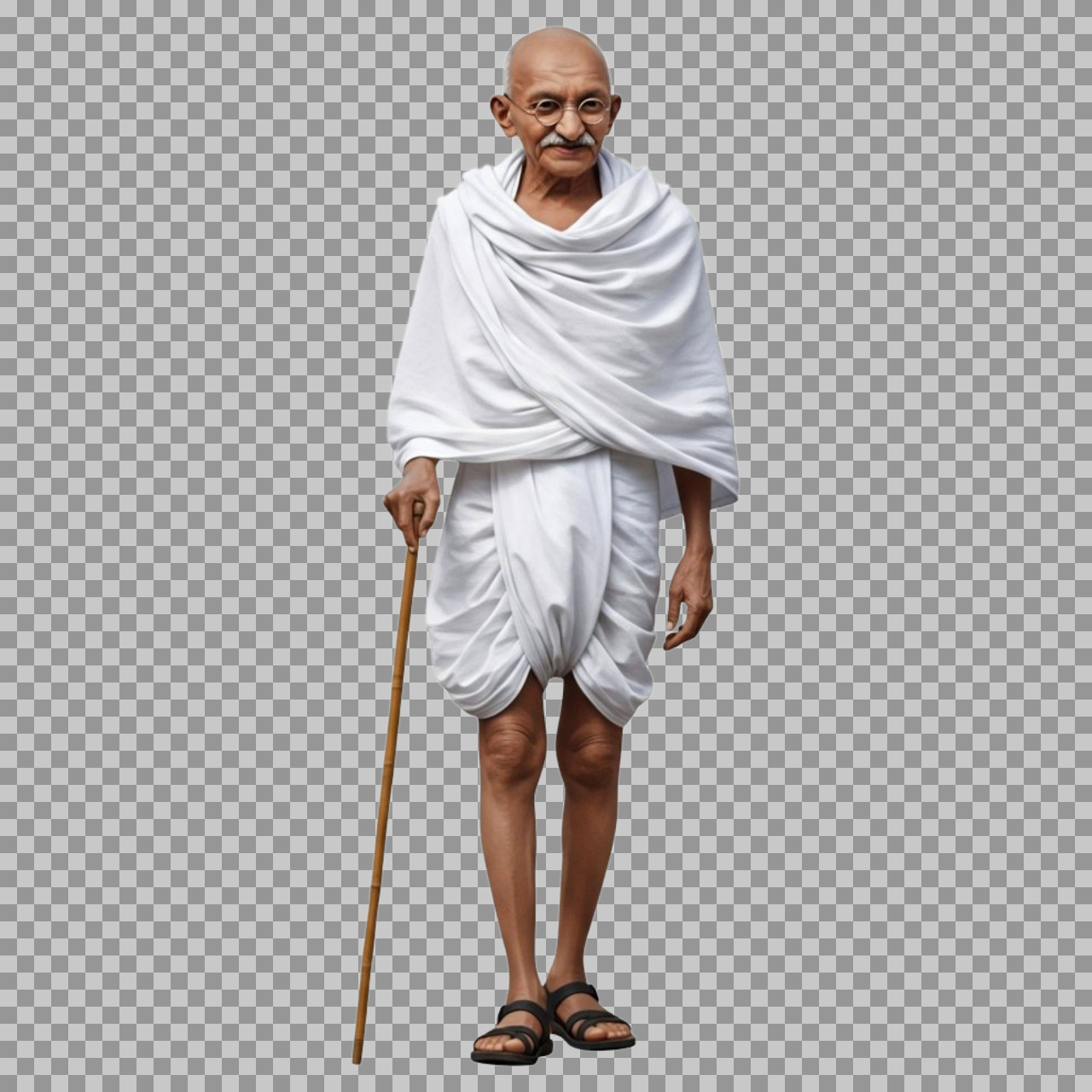 Full Body Mahatma Gandhi PNG | Realistic Free Download...