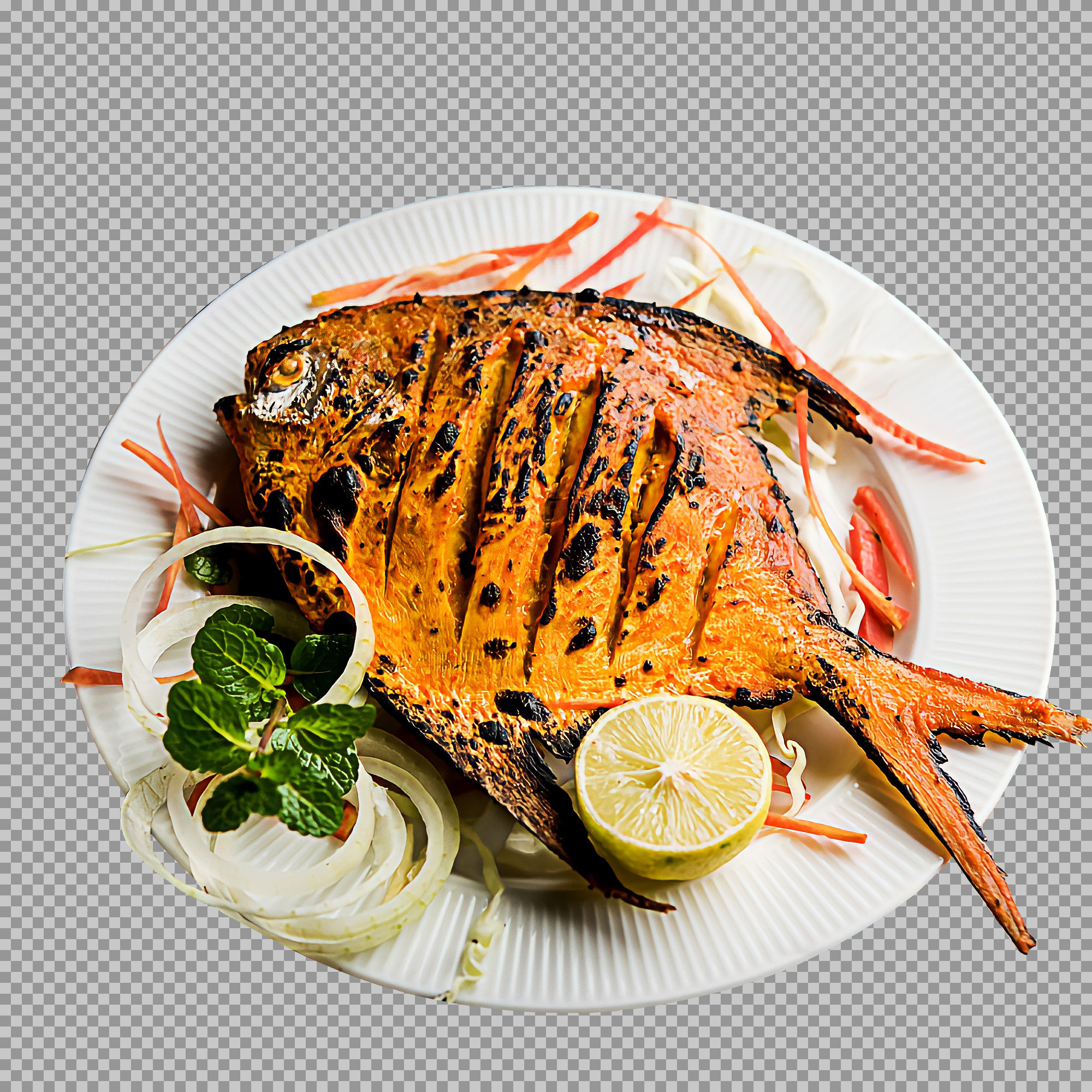 Smoky Tandoori Pomfret | Grilled Indian Seafood Special