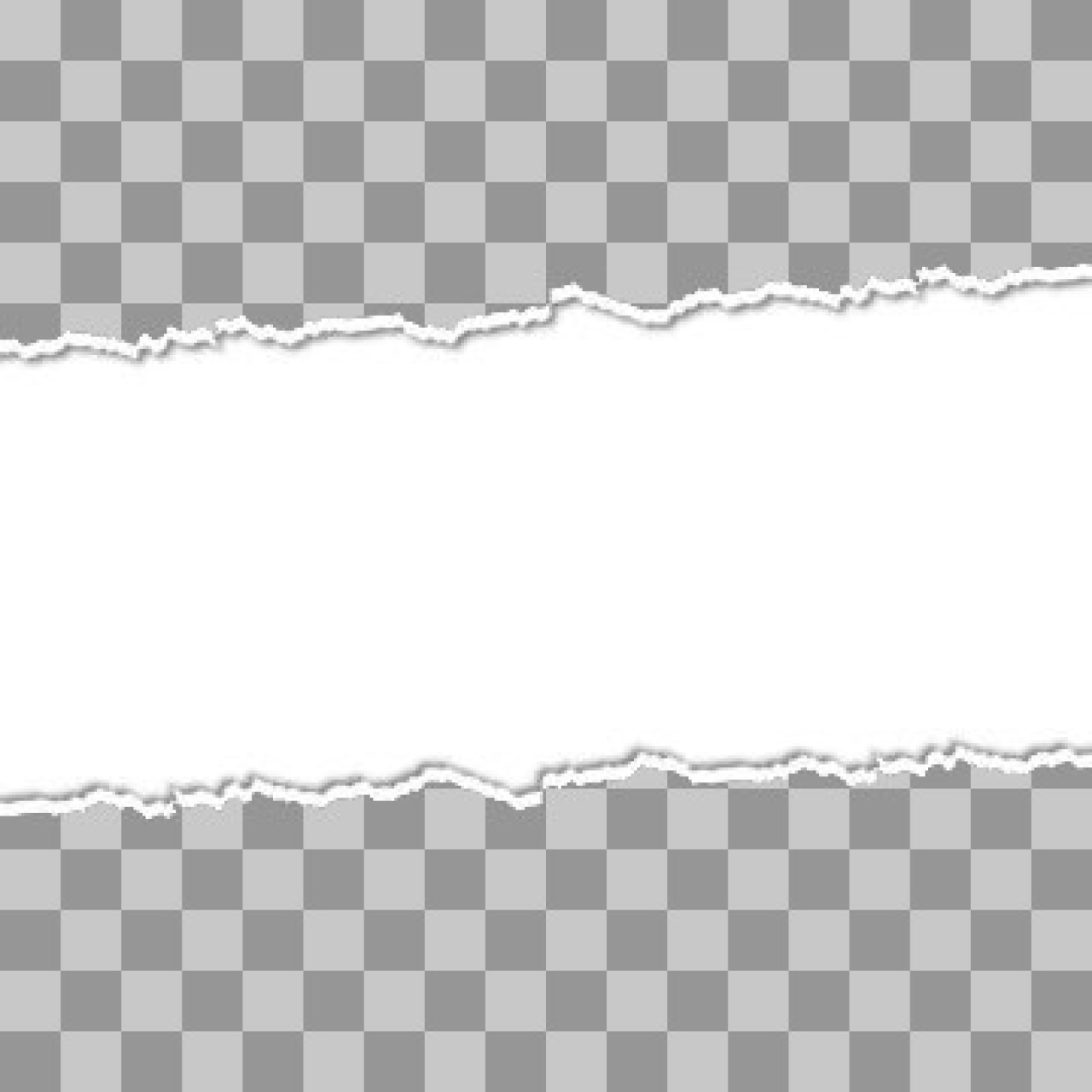 Torn Paper PNG | Free Ripped Black Paper Frame Effect