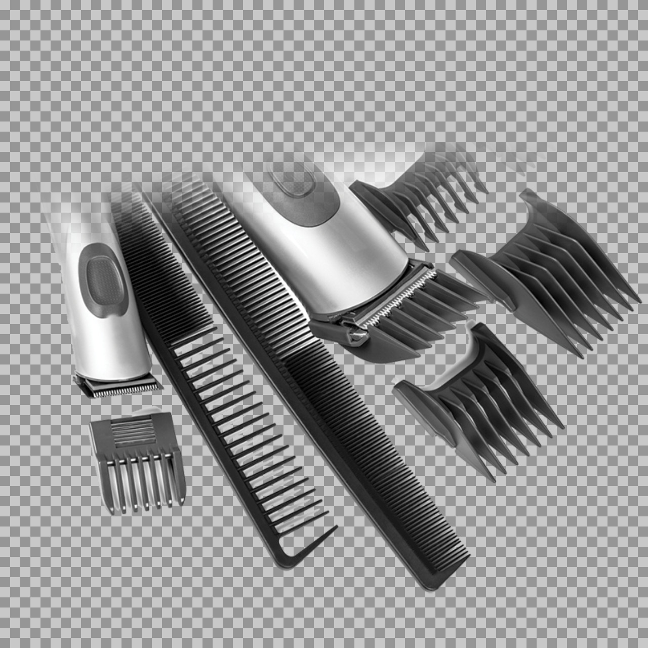 Professional Hair Clipper Kit PNG | Barber & Grooming Tools...