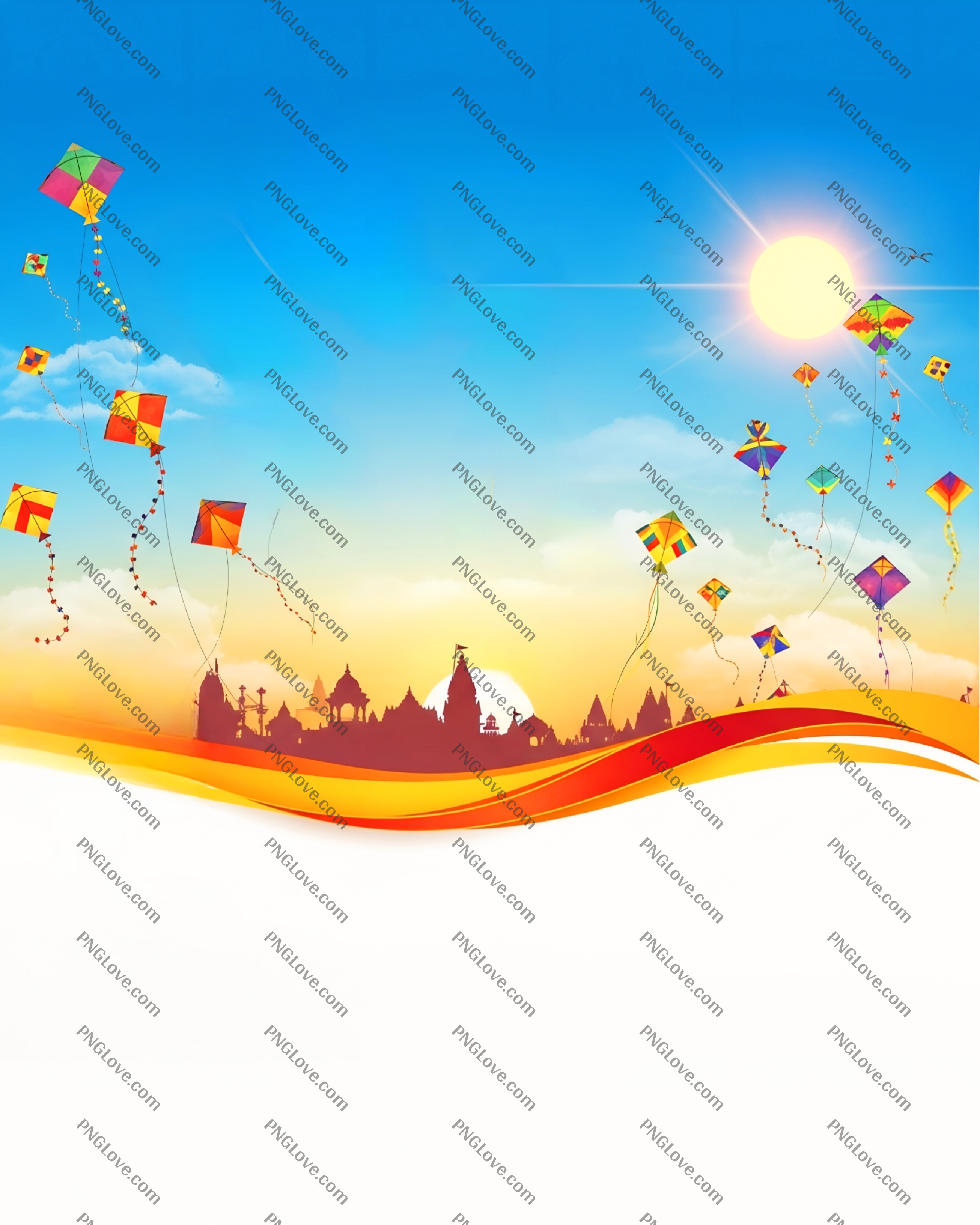 Free Makar Sankranti Poster Background | HD Design Template...