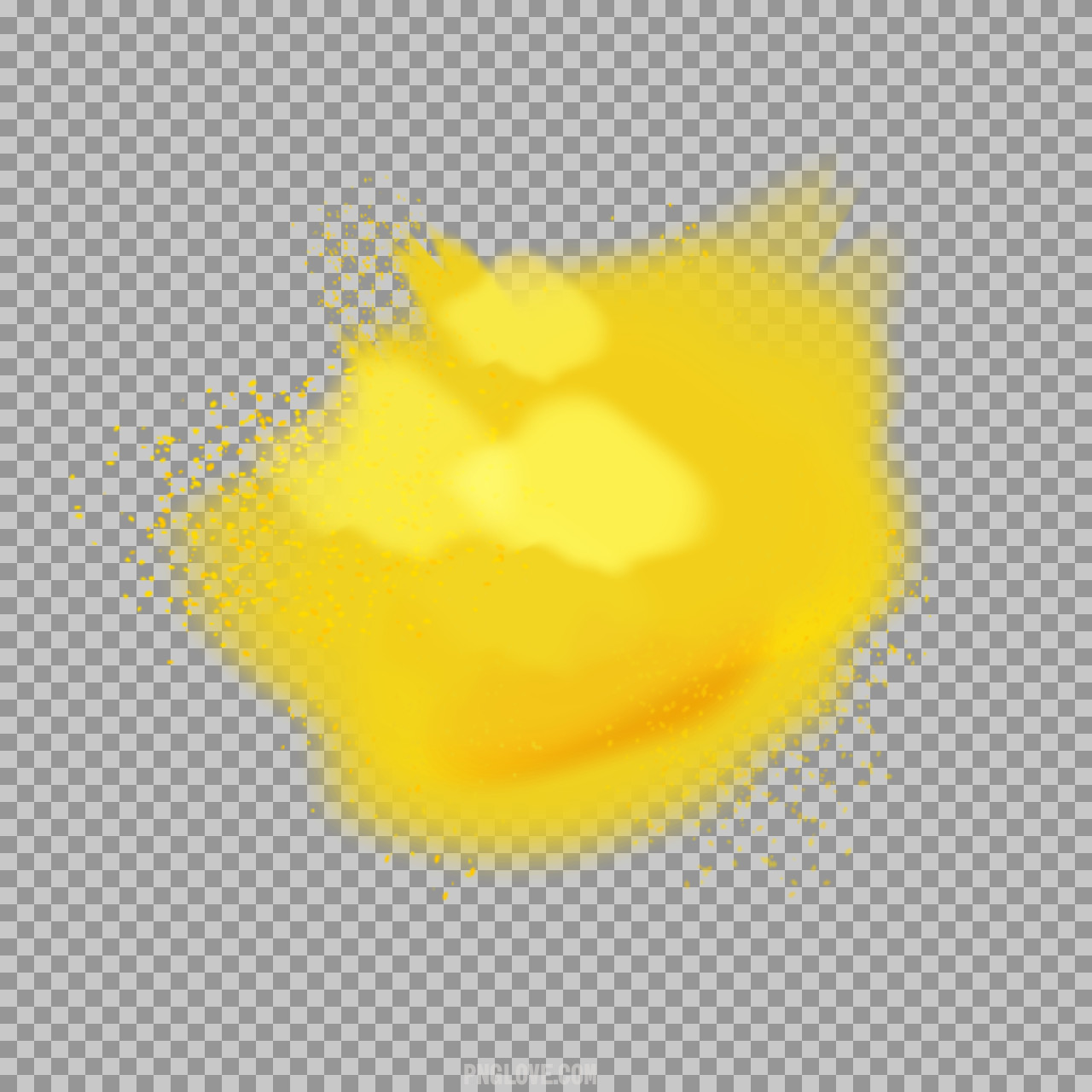 Yellow Holi Gulal Color Splash PNG | Free Download...