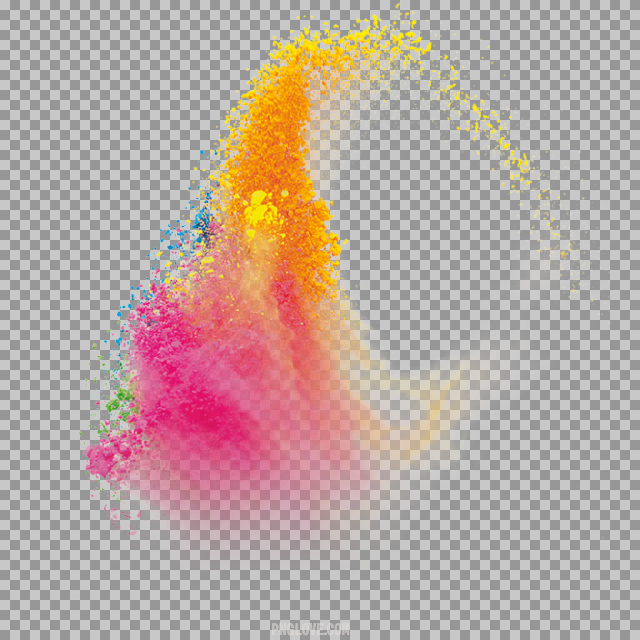 Colorful Powder Splash PNG | Free Holi Color Explosion...