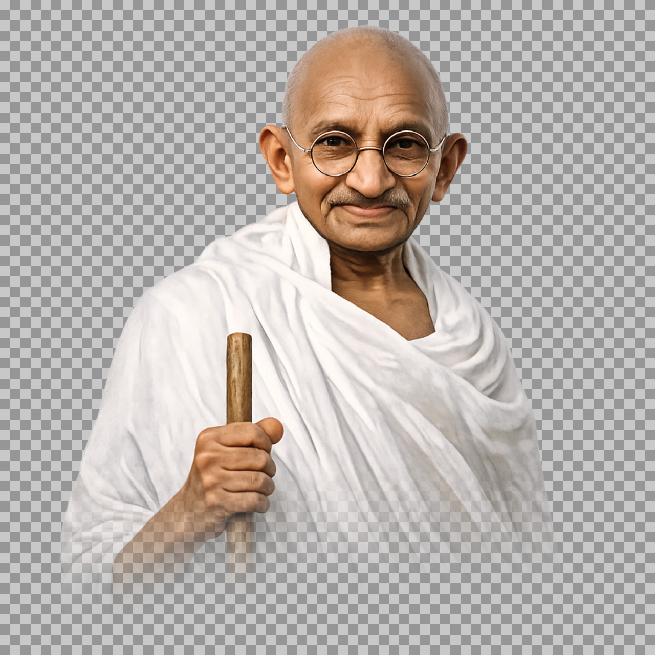 Mahatma Gandhi PNG | Free Transparent Portrait Image