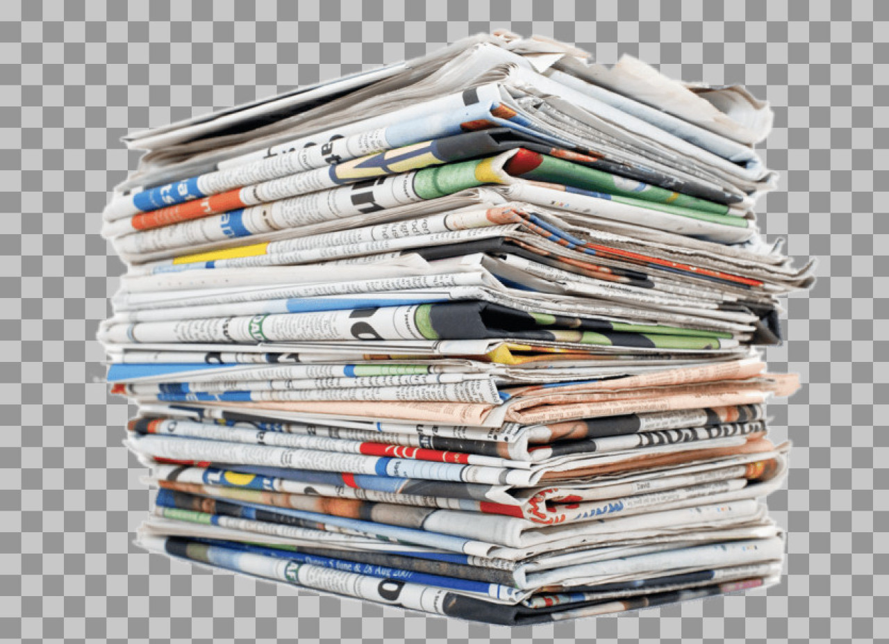 Stack of Newspapers PNG | Free News & Media Graphic