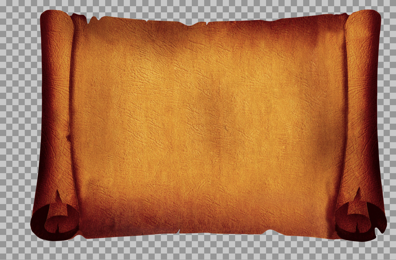 Old Parchment Scroll PNG | Transparent Background for Designs