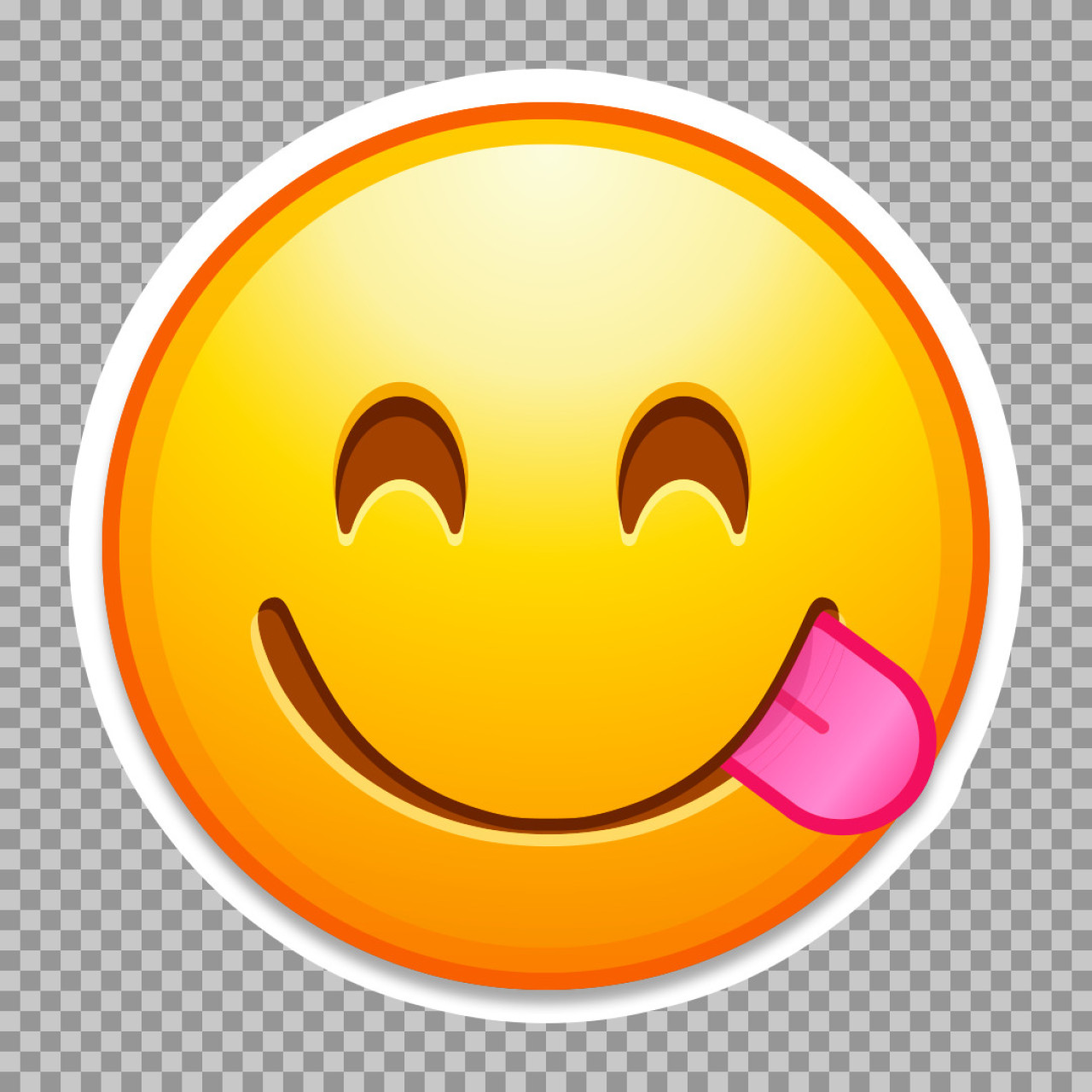 Face Savoring Food Emoji png images,take tongue out of mouth
