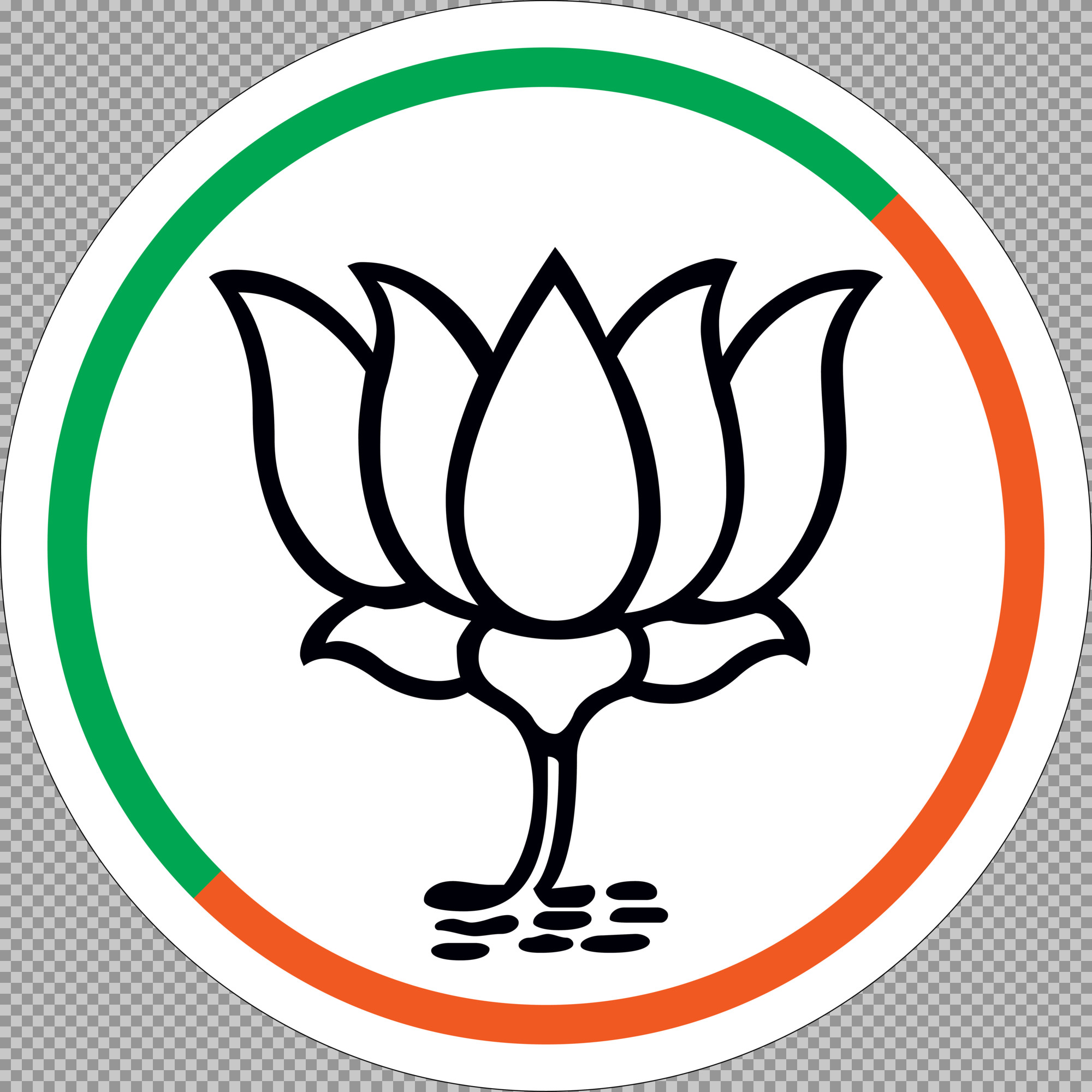 BJP Circular Logo PNG | Indian Political Party Emblem