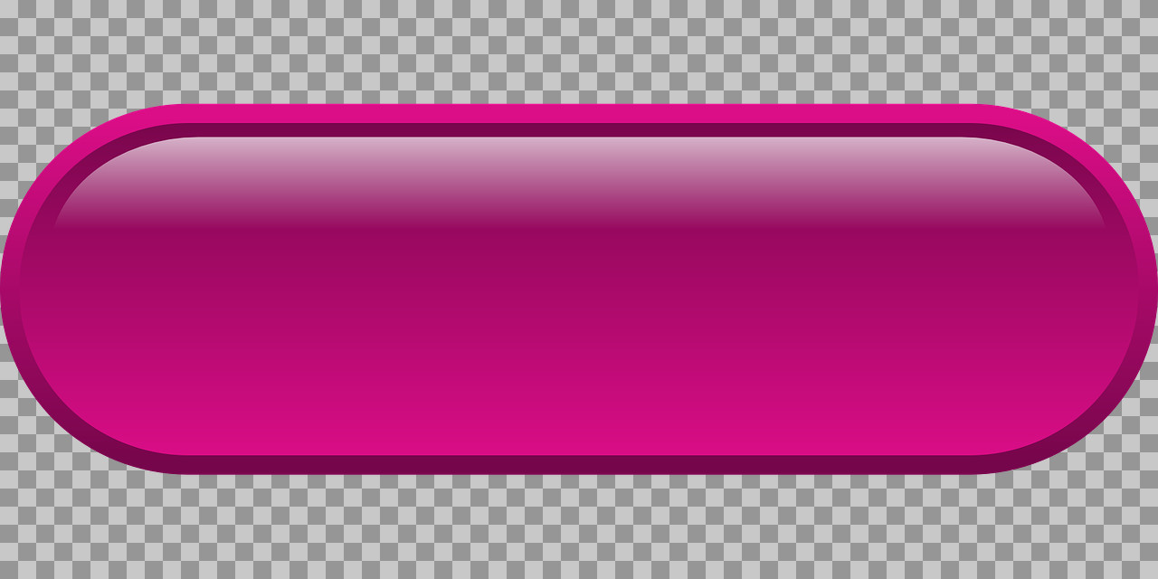Glossy Magenta Button PNG | Free Web & UI Element...