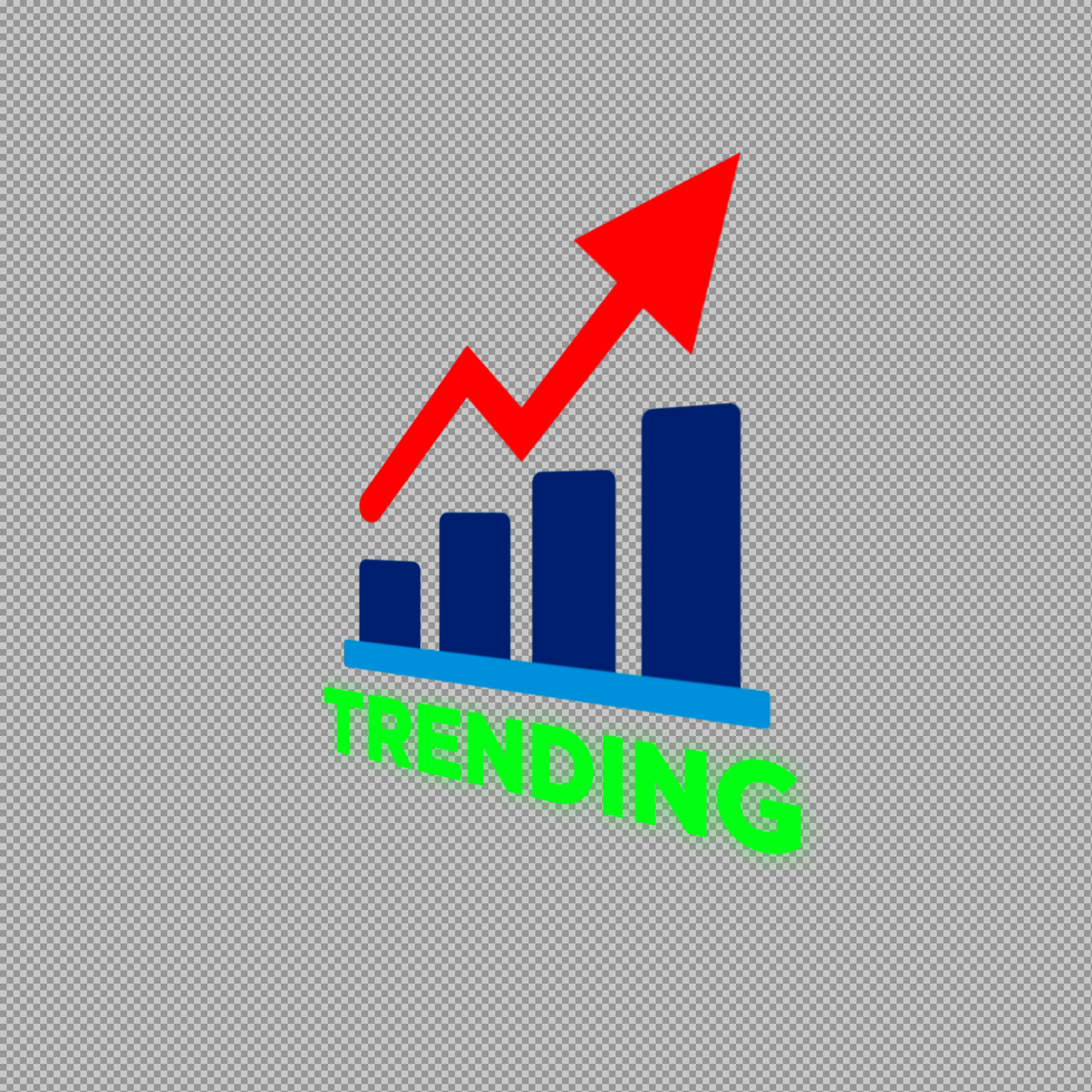 Trending Growth Chart PNG | Free Viral Trend Icon...